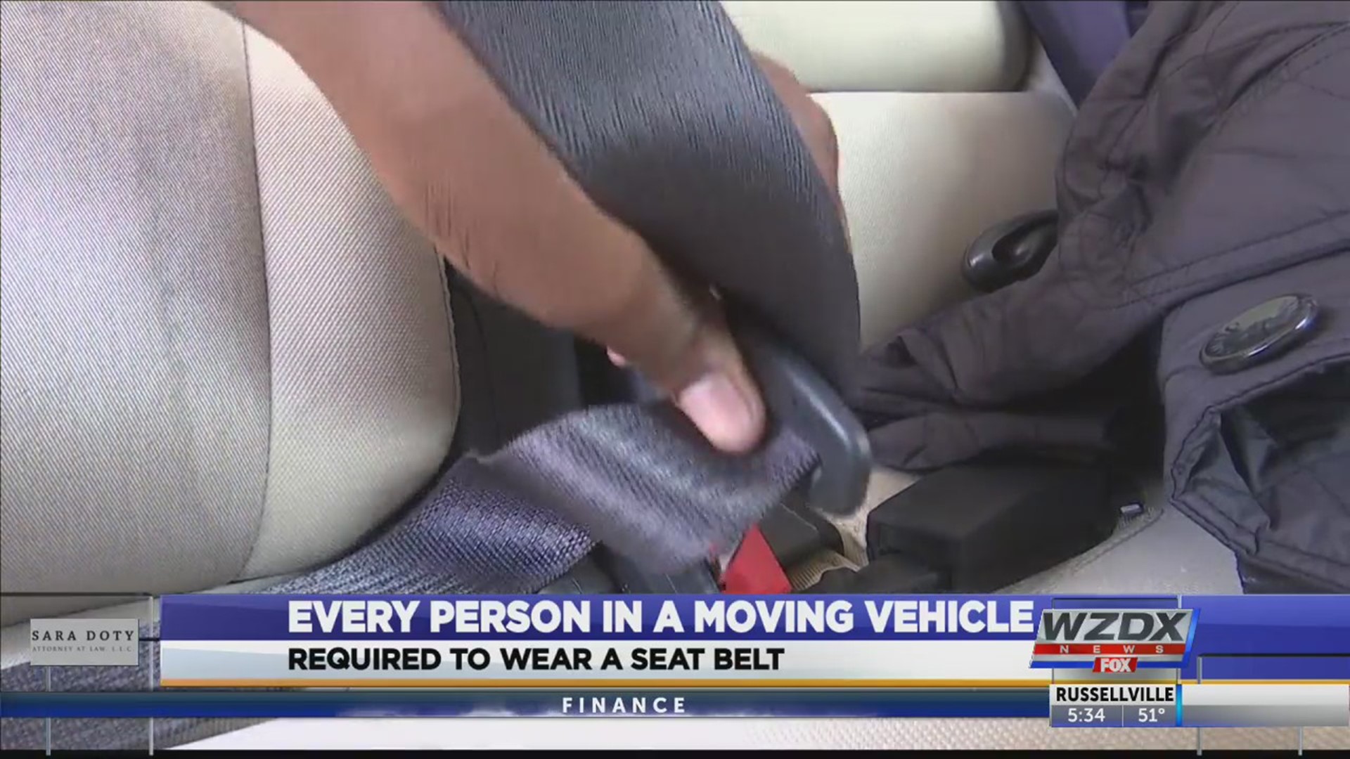 If you're traveling back home after Thanksgiving, make sure to wear your seat belt.