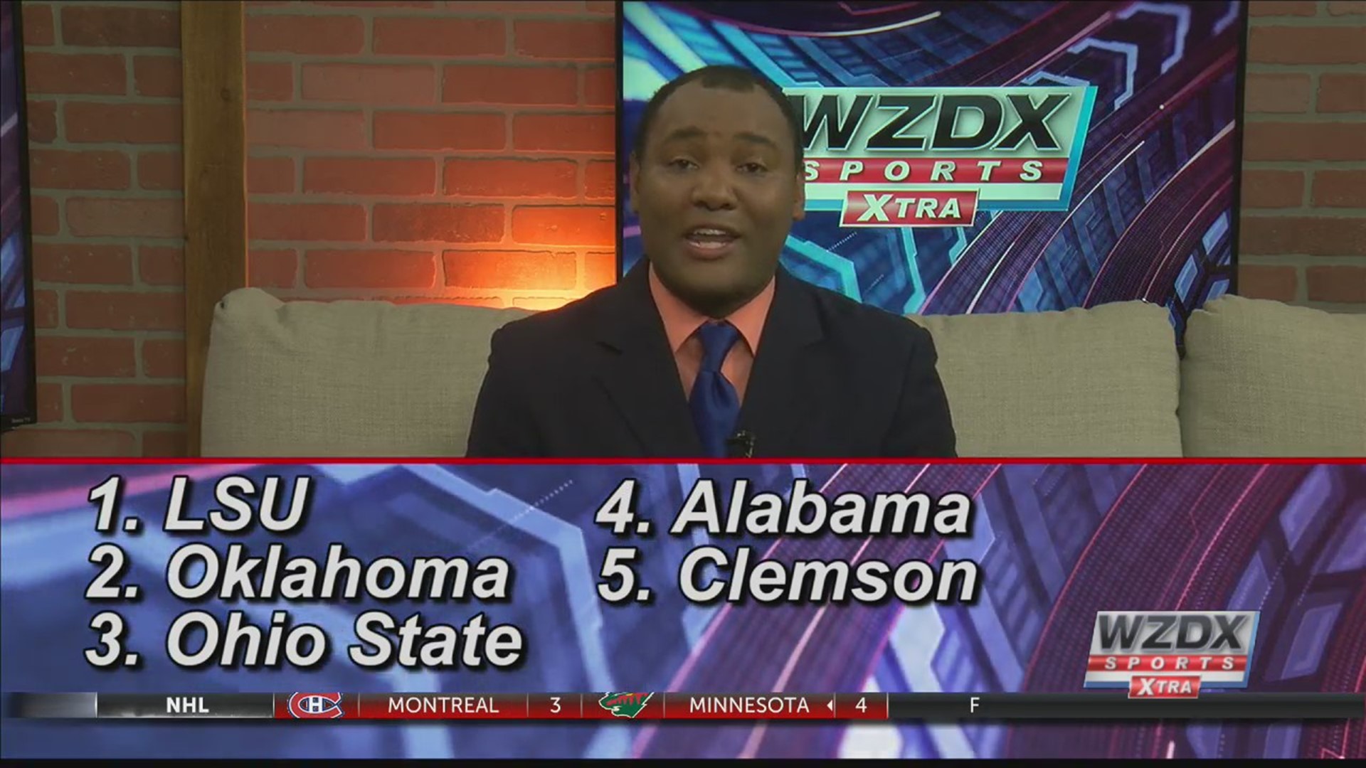 The 1st College Football Playoff Rankings will be released in the upcoming weeks. Sports Director Mo Carter decided to share his top 5 teams so far this season.