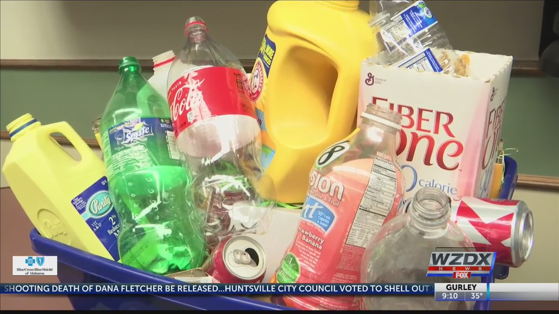 So far, the new curbside recycling program in Huntsville has seen a lot of success.