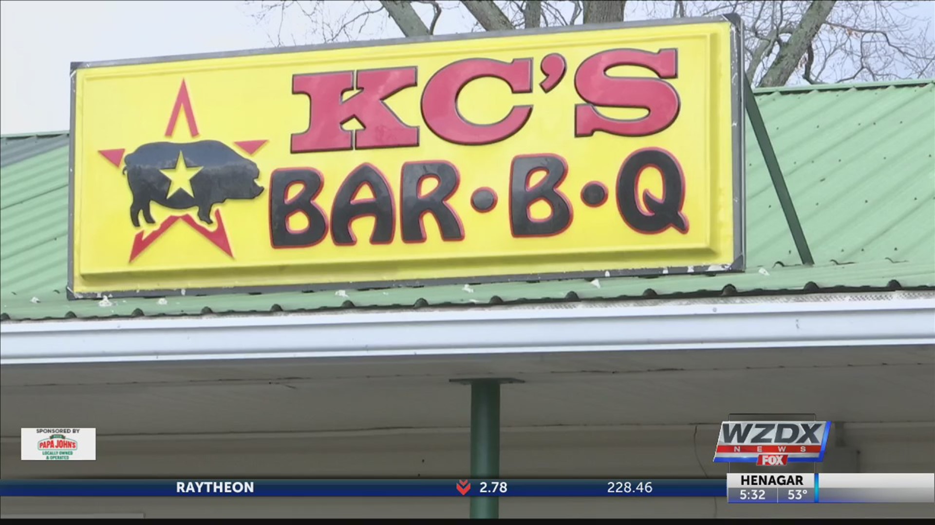 Despite the tragedy here, there's been an outpouring of support here in Scottsboro, including KC's Bar-B-Q. They've been able to feed first responders, as well as the Red Cross who are assisting people who lived out on those boats - who are now displaced.