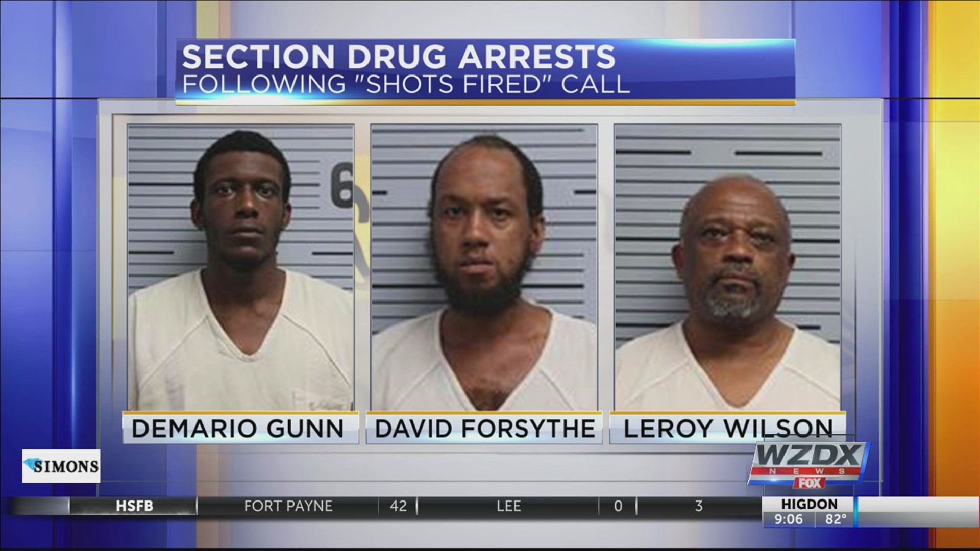 A "shots fired call" in Jackson County led to multiple drug arrests Thursday.