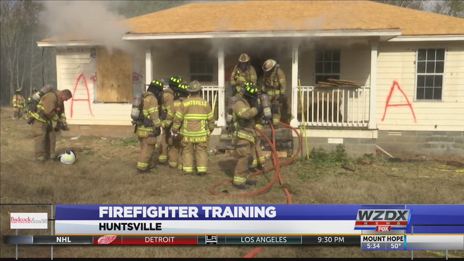 On Thursday Huntsville Fire and Rescue’s newest graduated class of firefighters got some practice with the real deal.
