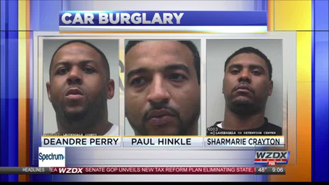 Three men arrested for string of car burglaries in Florence ...