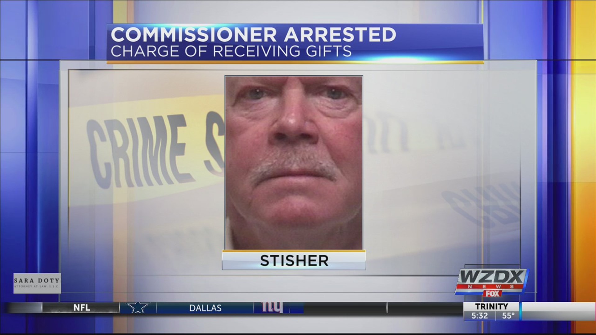 Morgan County's District 3 Commissioner has been arrested for violating Alabama's ethics laws.