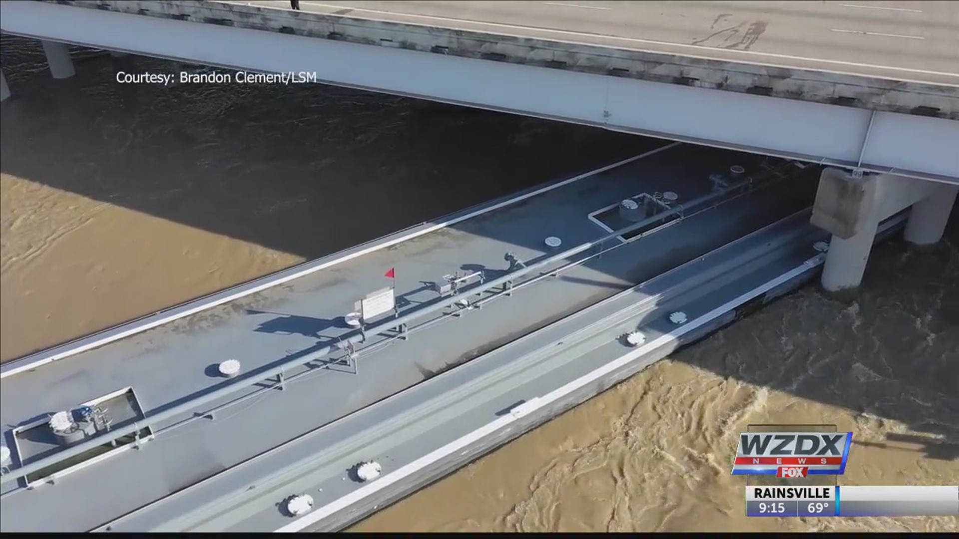 A barge crash in Texas shut down an interstate bridge.