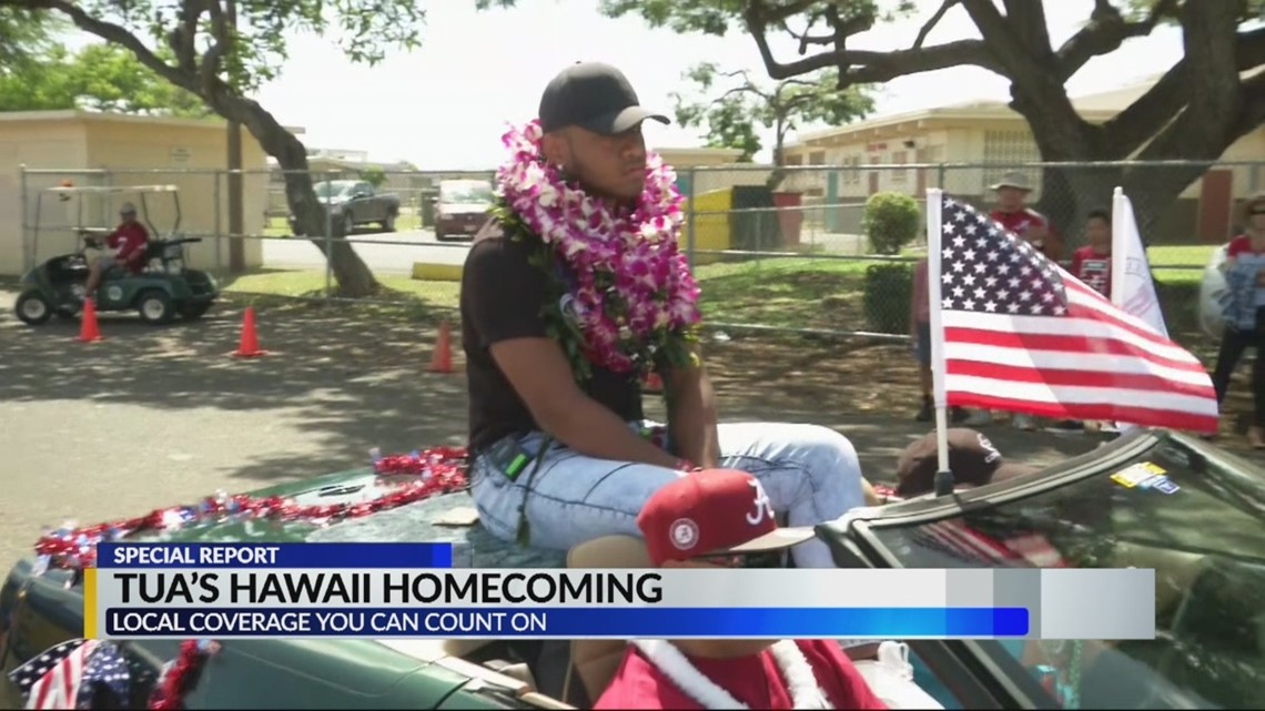 Notre Dame features familiar name: Ewa Beach's Tagovailoa-Amosa – Tua's  cousin – will try to stem Tide - Hawaii Tribune-Herald