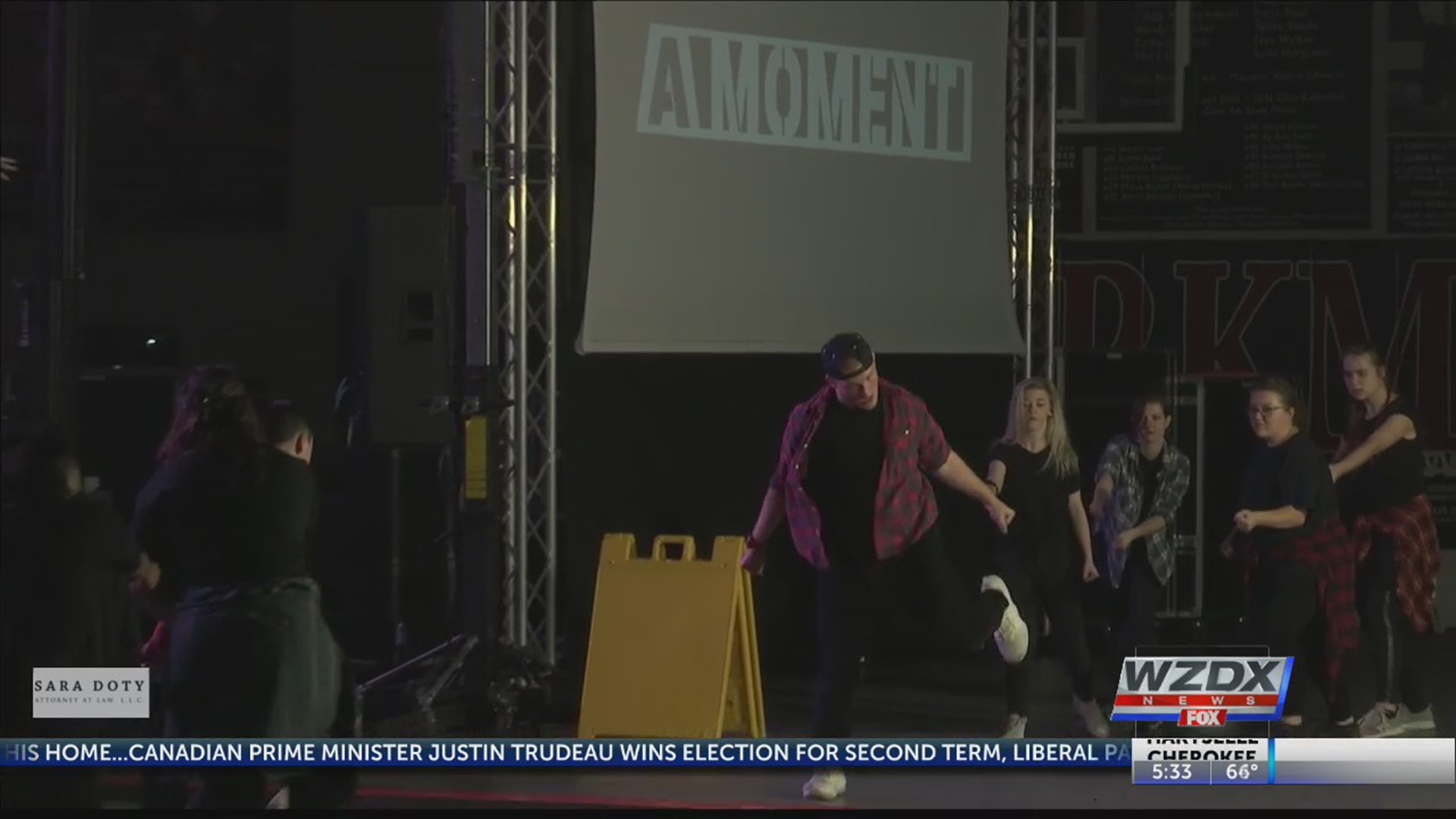 Tuesday morning students at Sparkman High School were woken up by some of the country's top musical artists.
