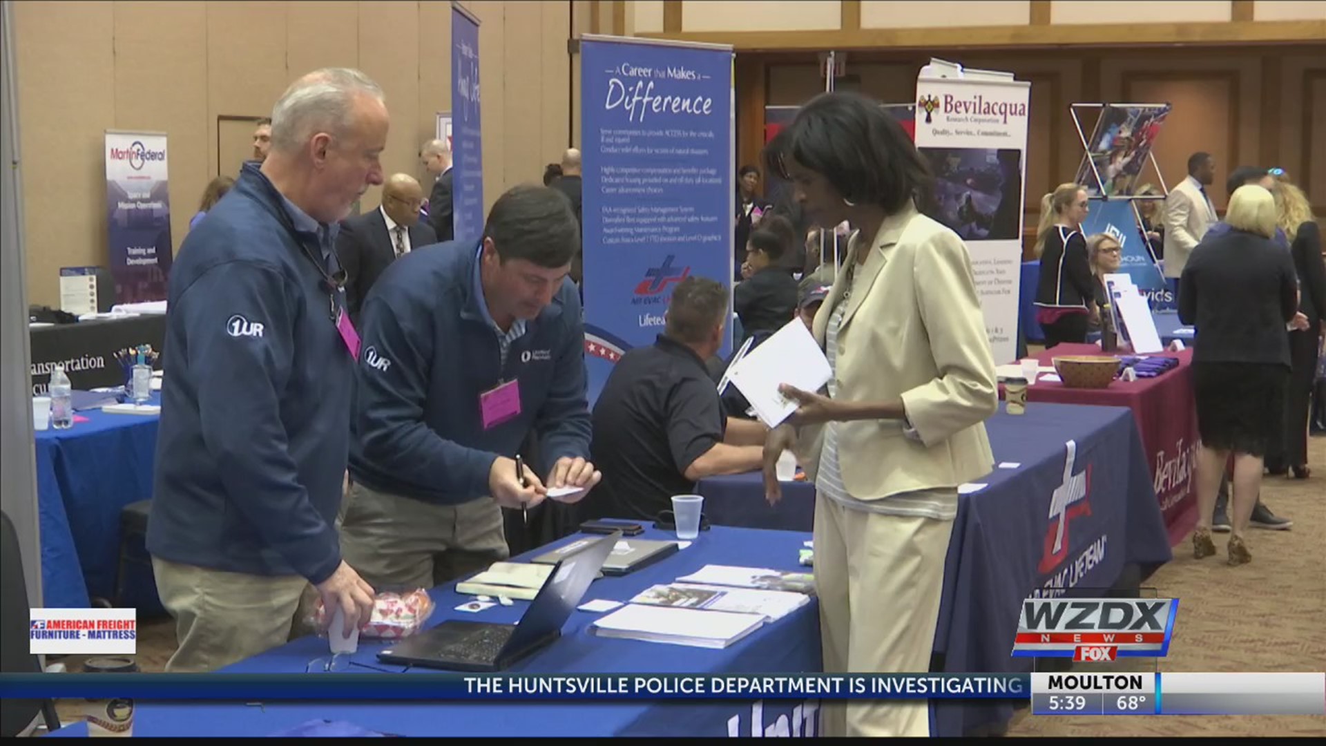 A job fair was held for local veterans at the VBC Thursday.