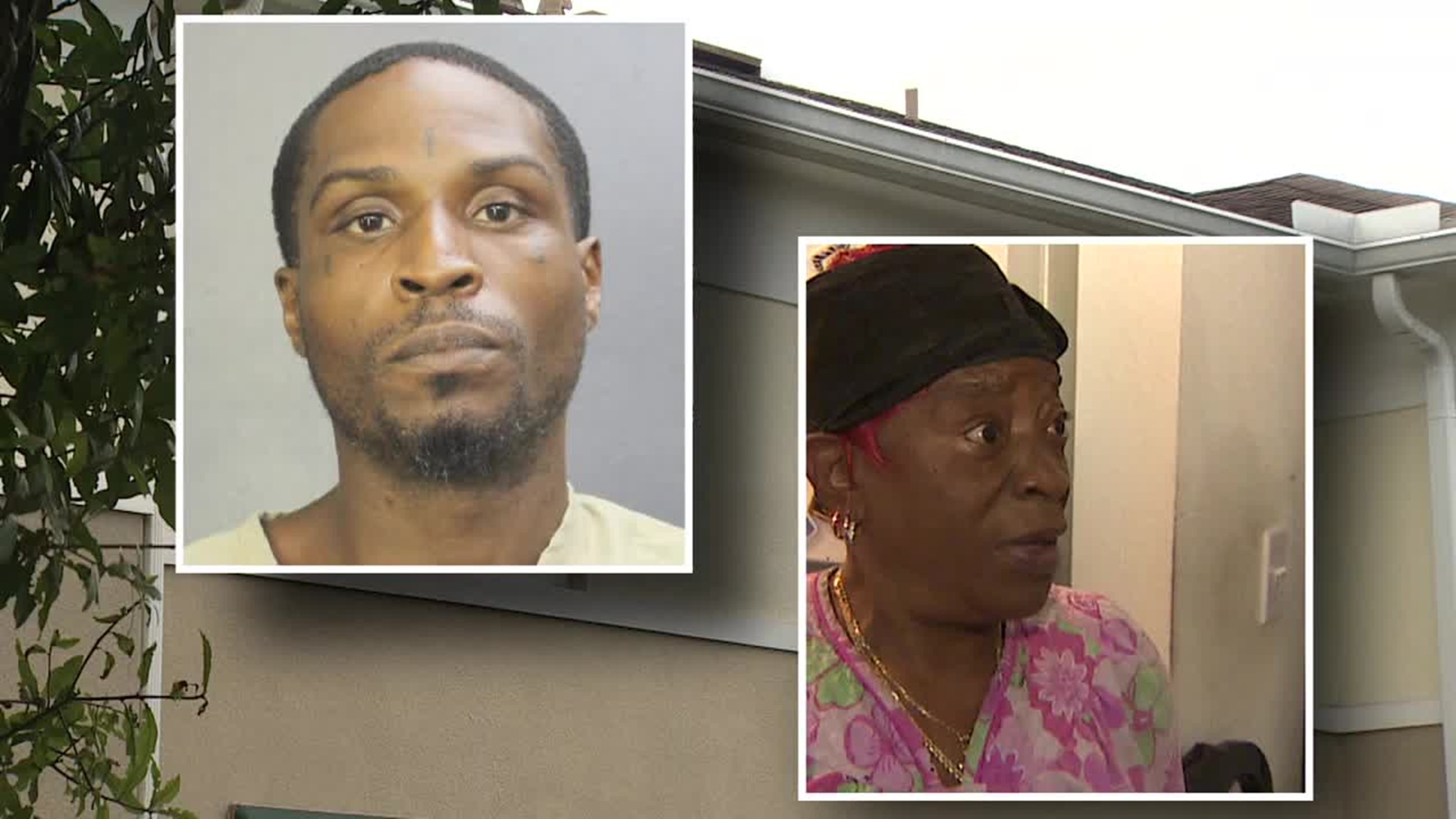 A 61-year-old woman fought off a burglar when he entered her home and he is now in jail.