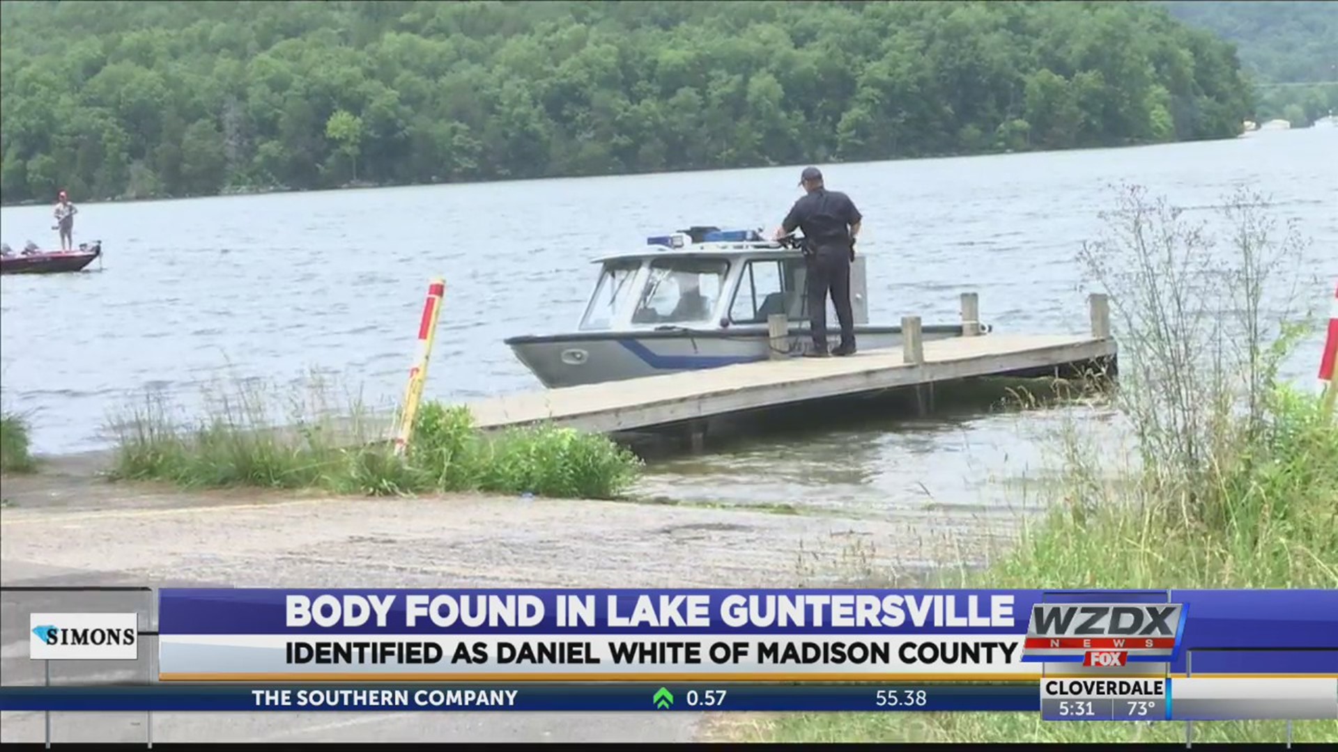 The body of Daniel White was found by a fisherman in the water of Lake Guntersville near Grant Sunday, June 2.