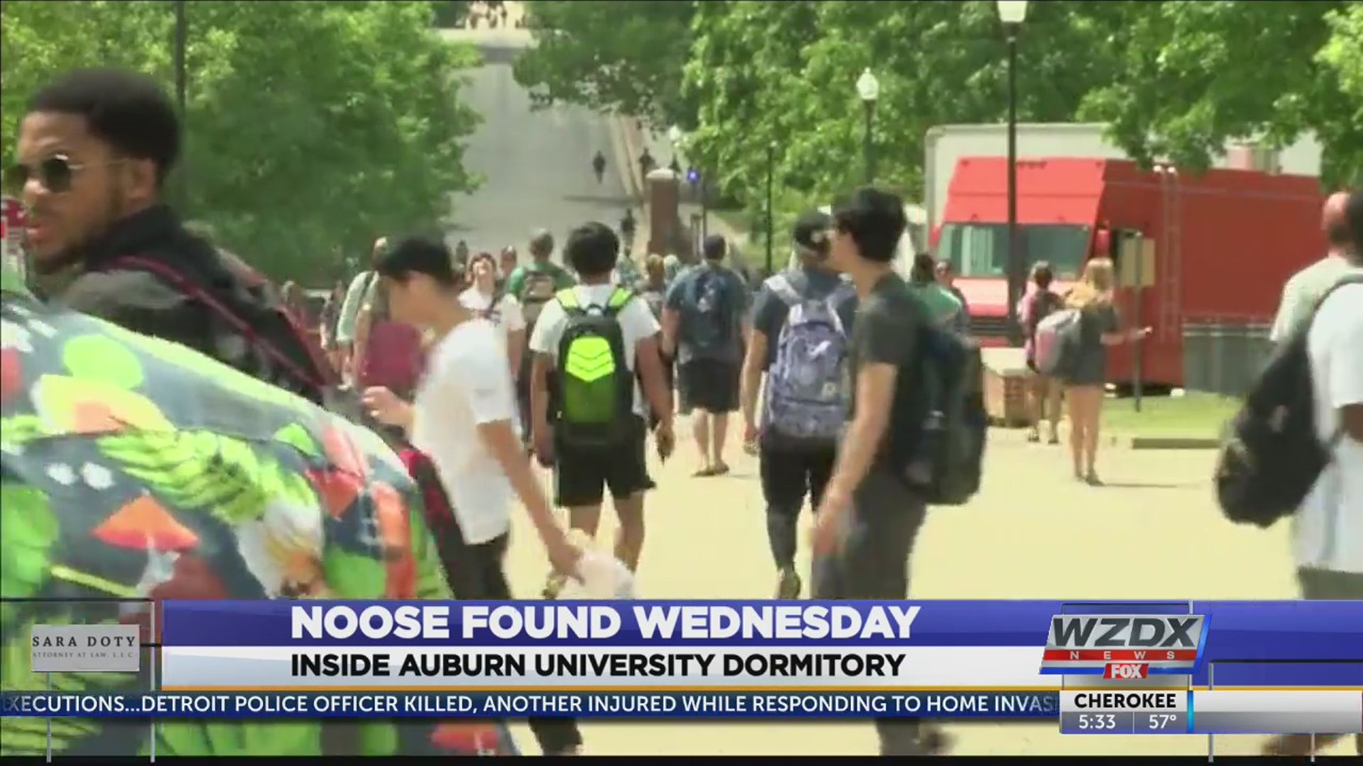 Auburn University says it’s investigating after an extension cord tied into a noose was found inside a campus residence hall.