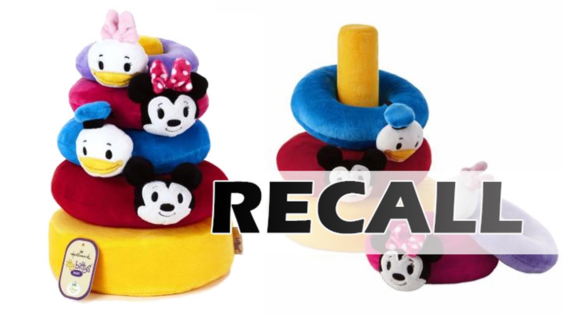 Hallmark recalls plush baby stacking toys due to choking hazard