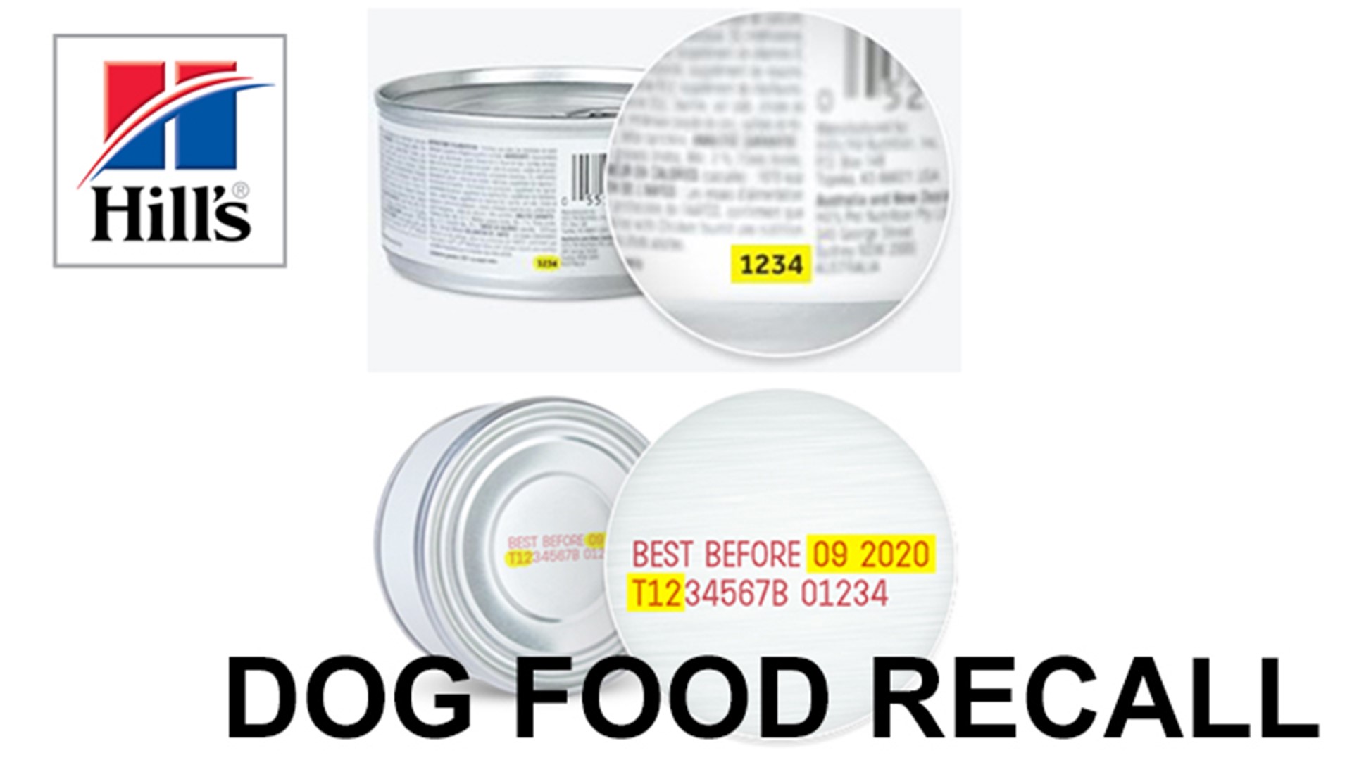 Hill’s Pet Nutrition recalls select canned dog food