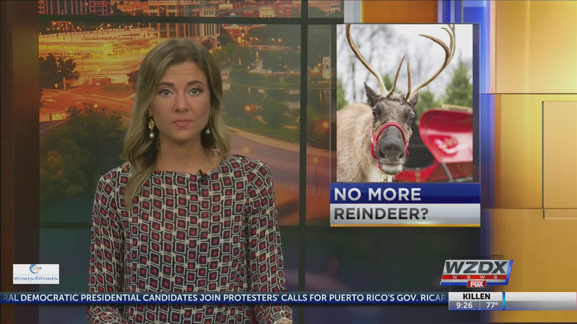 Reindeer will not be allowed in Alabama due to a deadly deer disease.