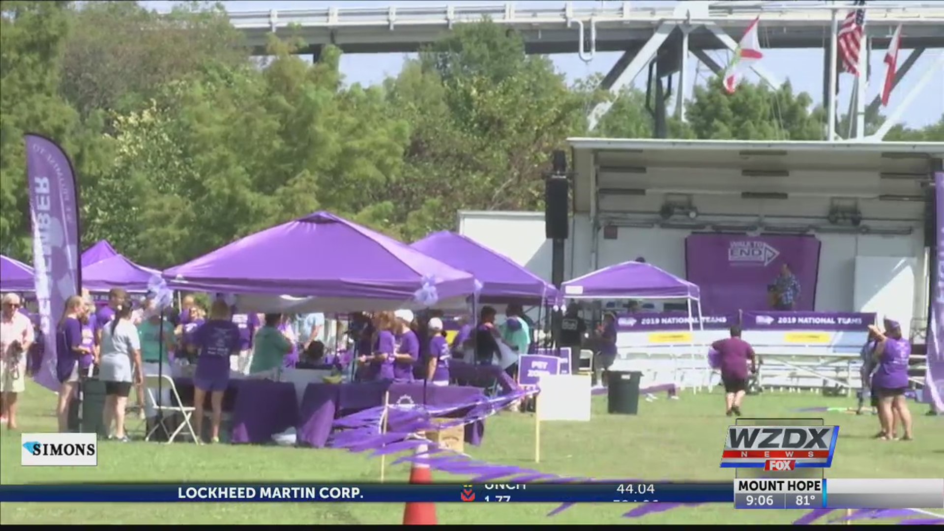 Hundreds laced up their sneakers today in The Shoals for the annual Walk to End Alzheimer's.