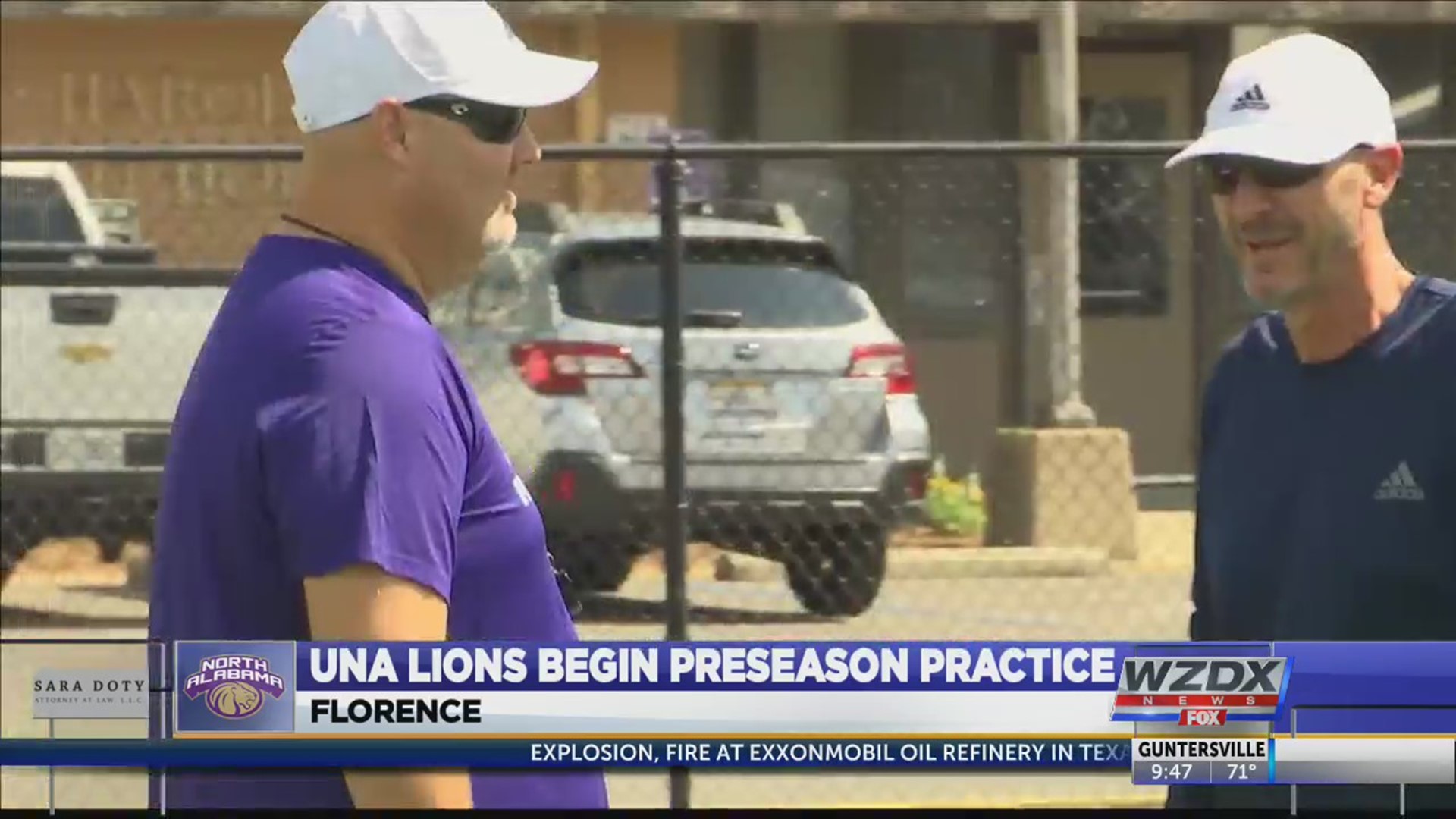 The UNA Lions opened its 2019 pre-season football camp with a two hour session that head Coach Chris Willis said  he would grade a B+.
