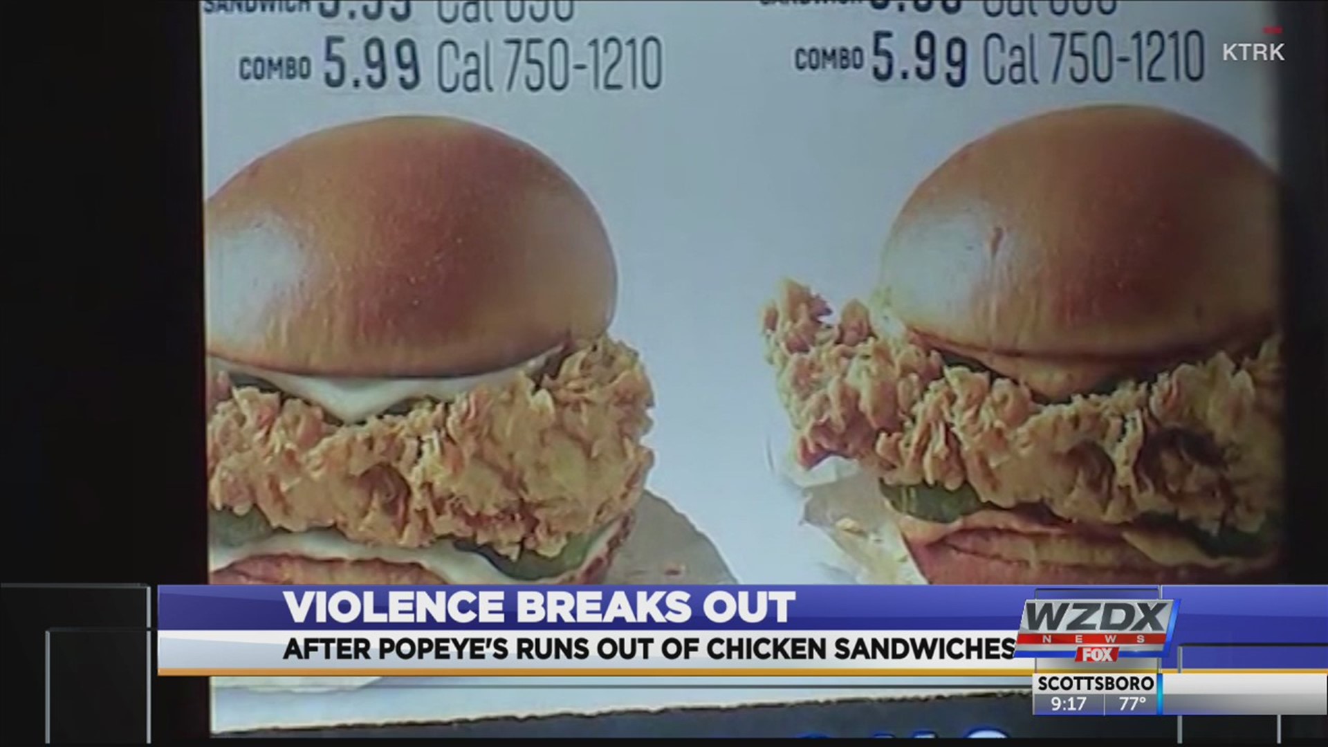Some Popeye's fans went nuts when they learned the restaurant was sold out of chicken sandwiches.