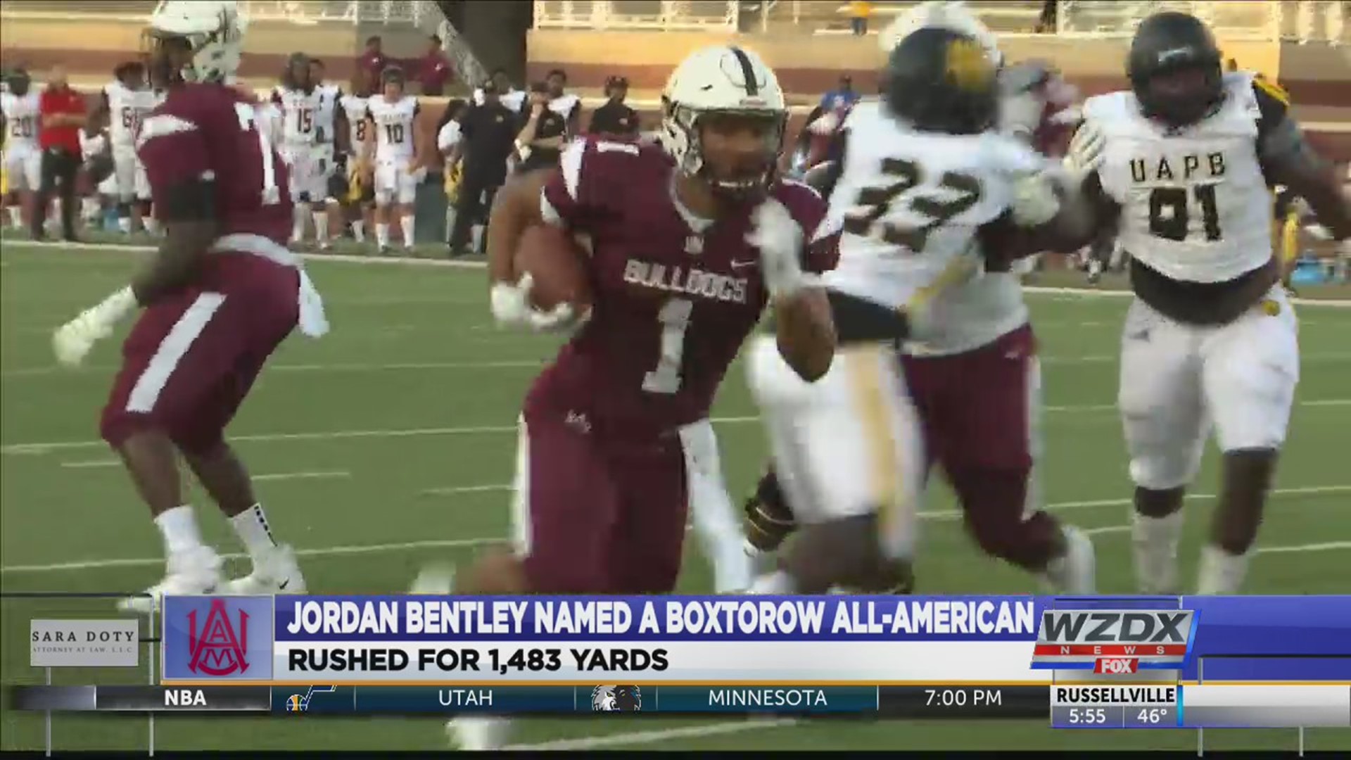Alabama A&M running back Jordan Bentley earned a spot on the BoxToRow All-American squad today.
