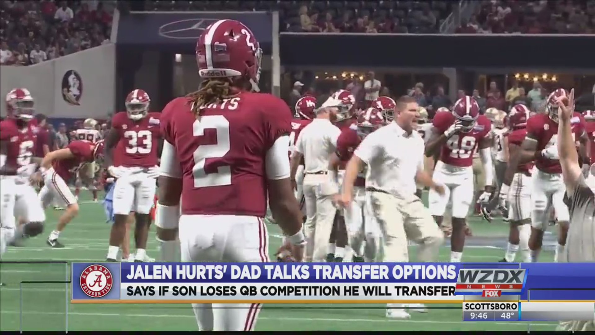 Alabama quarterback Jalen Hurts learned from his father - The