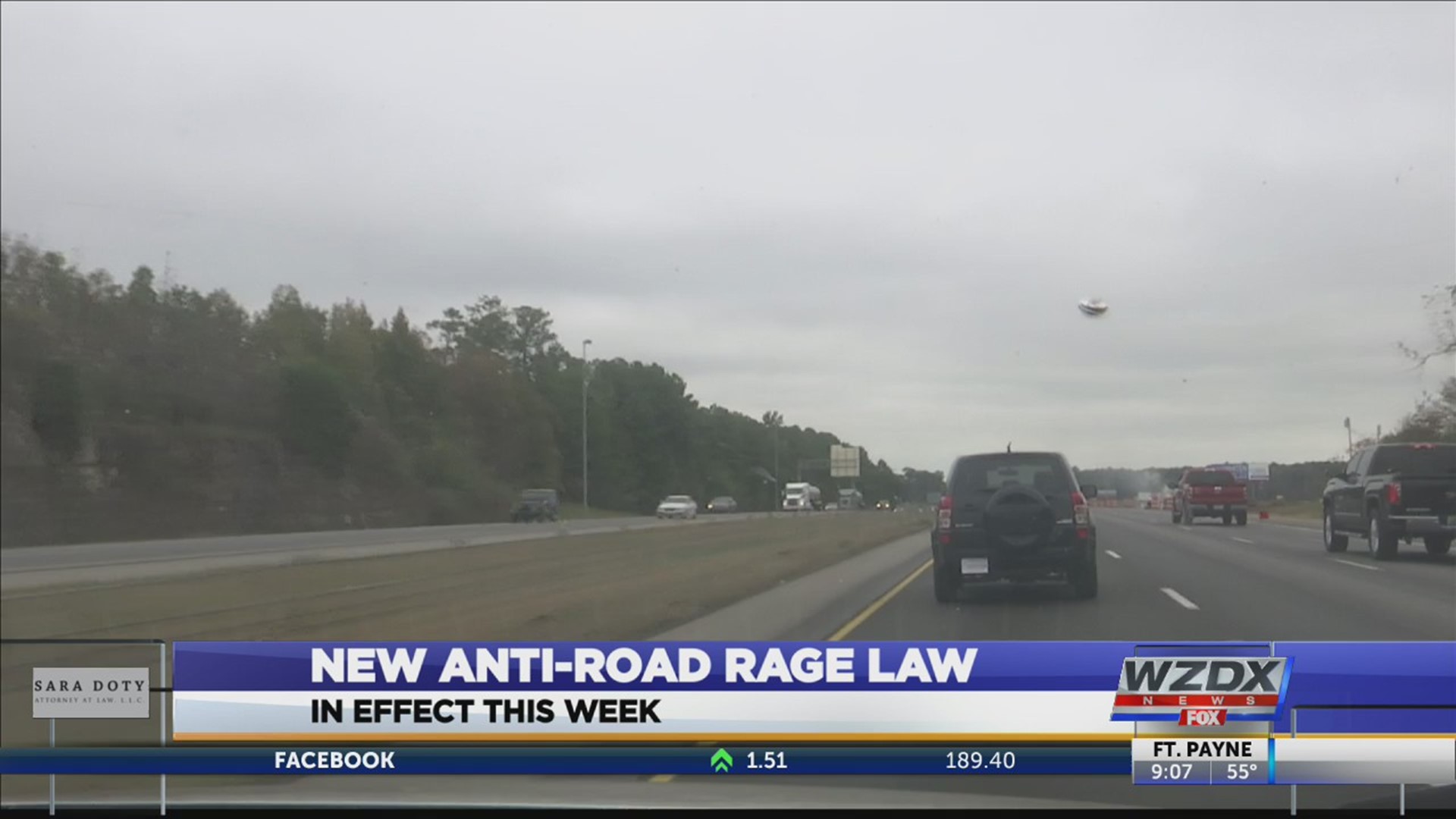 A mile and a half: that's the distance you can now legally drive in the left lane on Alabama interstates without passing another car. Anything more than that, and you could be facing a ticket.