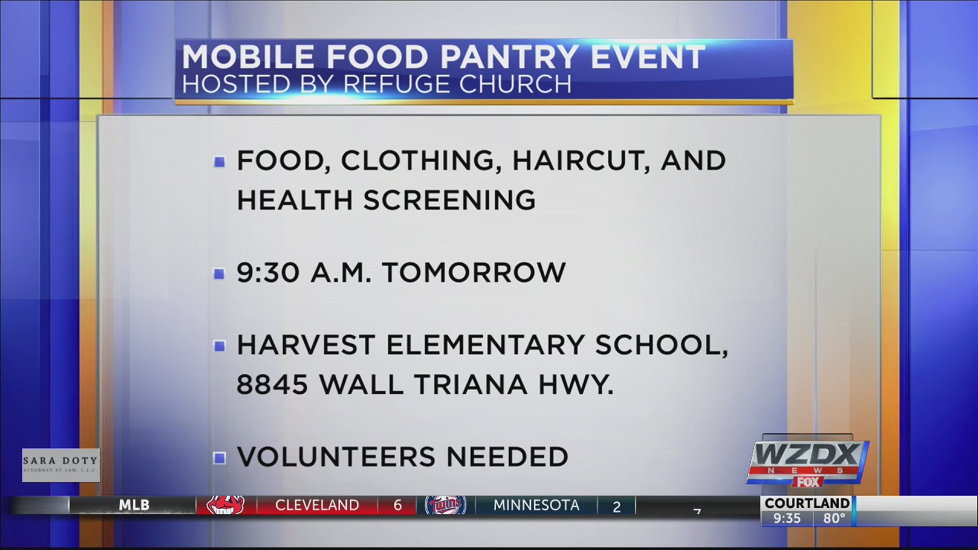 A local church is partnering with Madison County Schools to give back to people in need Saturday, Aug. 10.