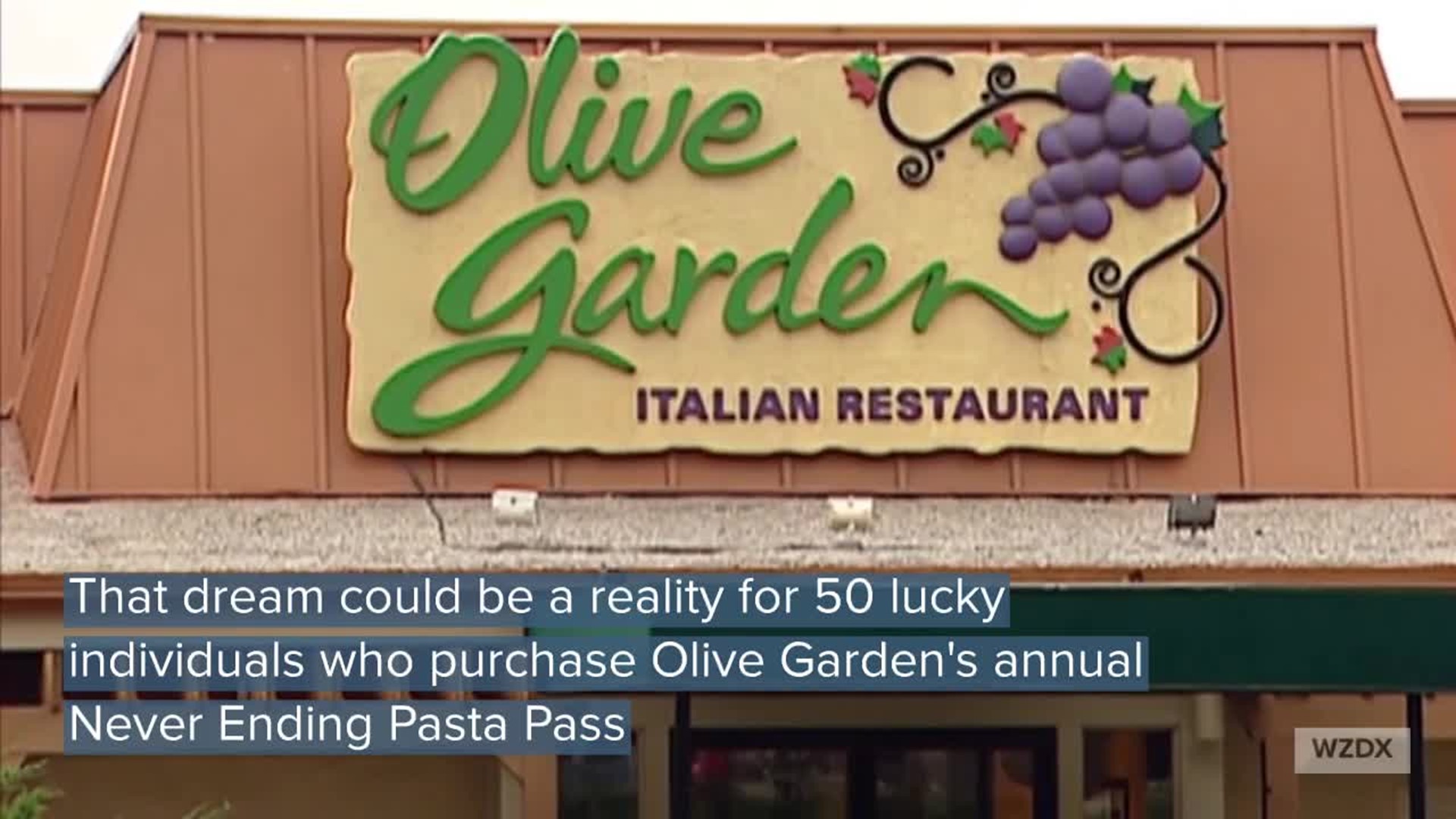 Olive Garden To Sell Lifetime Pasta Pass Unlimited Pasta
