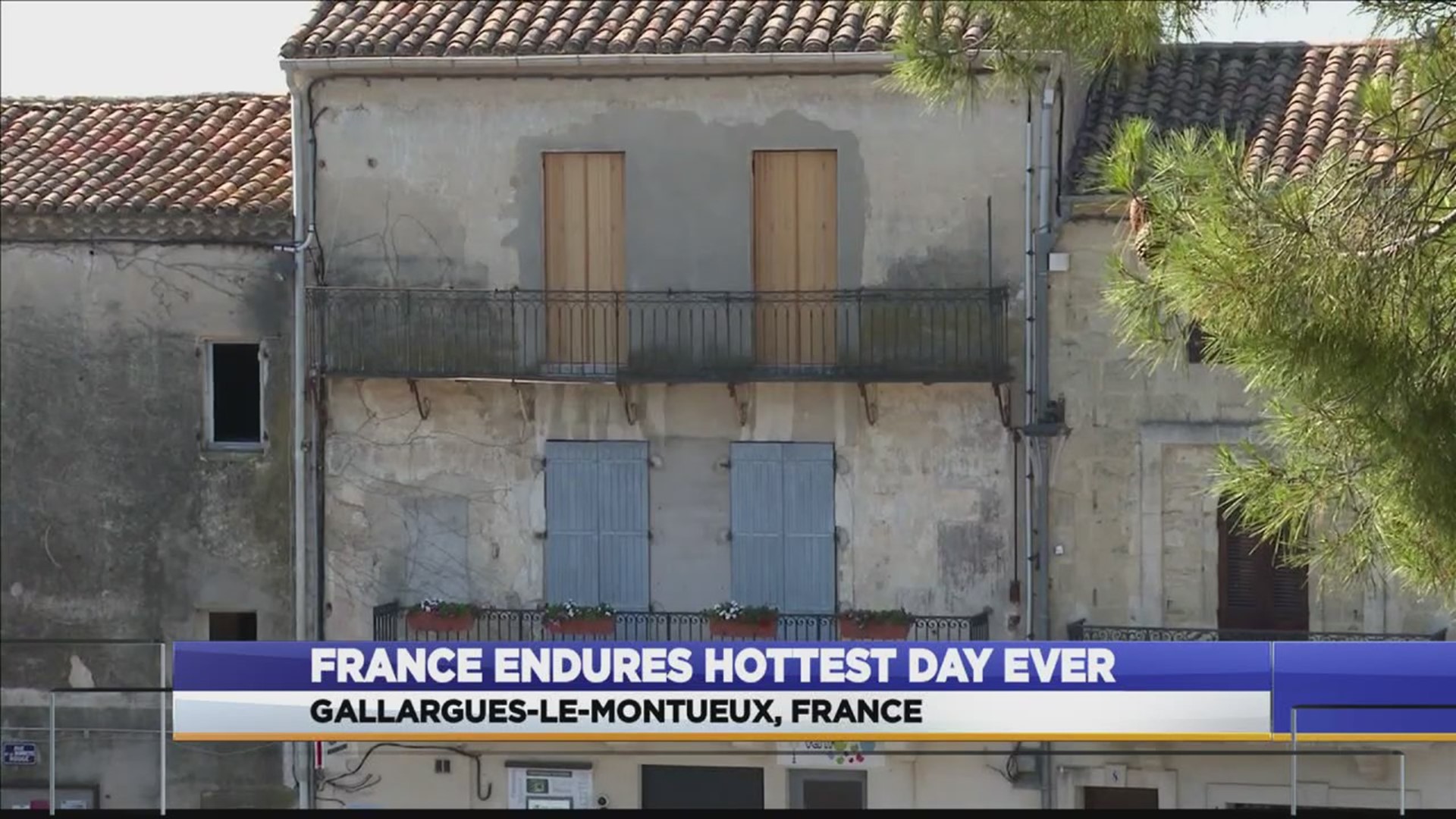 It was the hottest day on record for France on Friday.