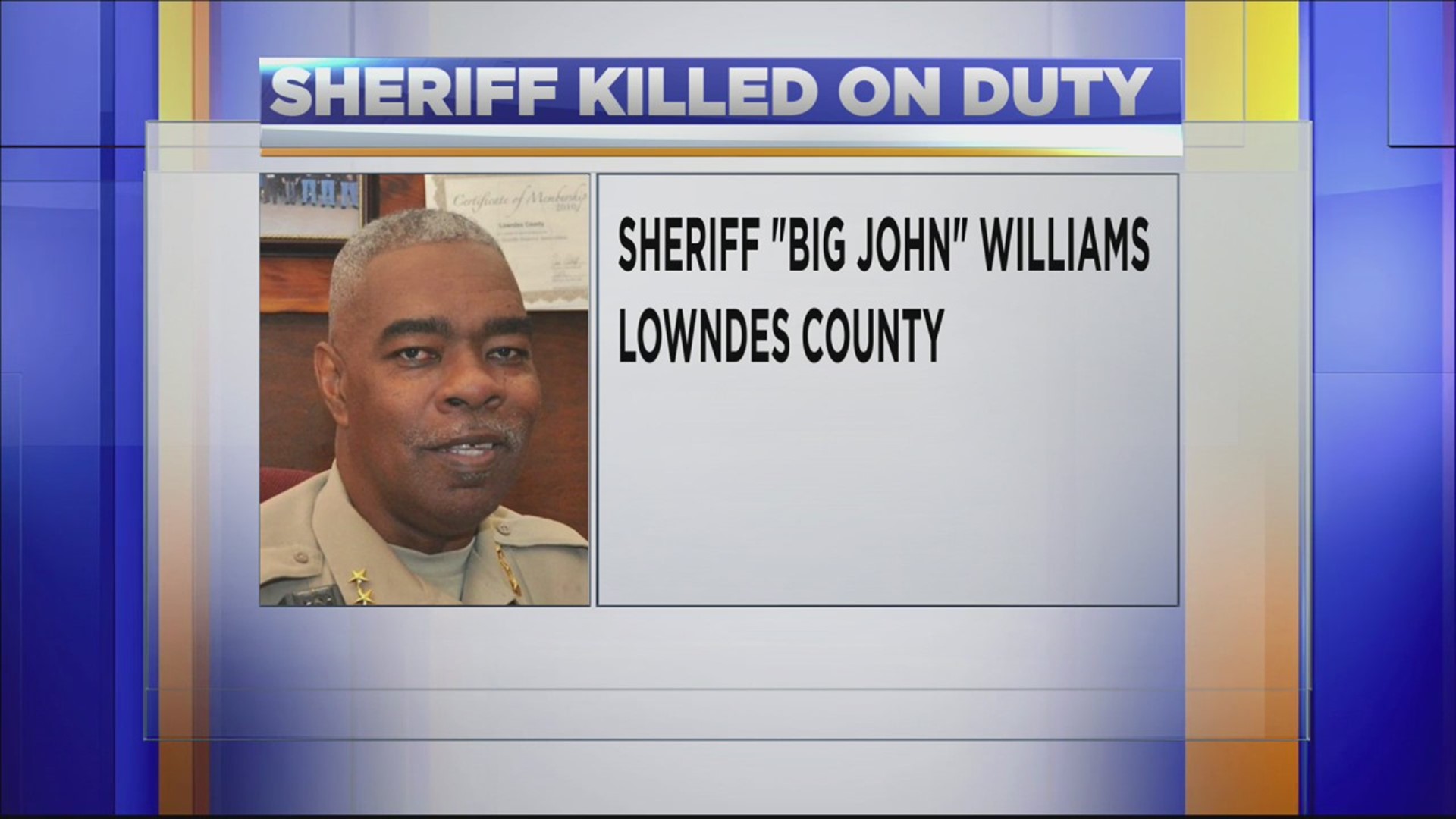 Lowndes County sheriff killed in the line of duty, teenage shooting ...