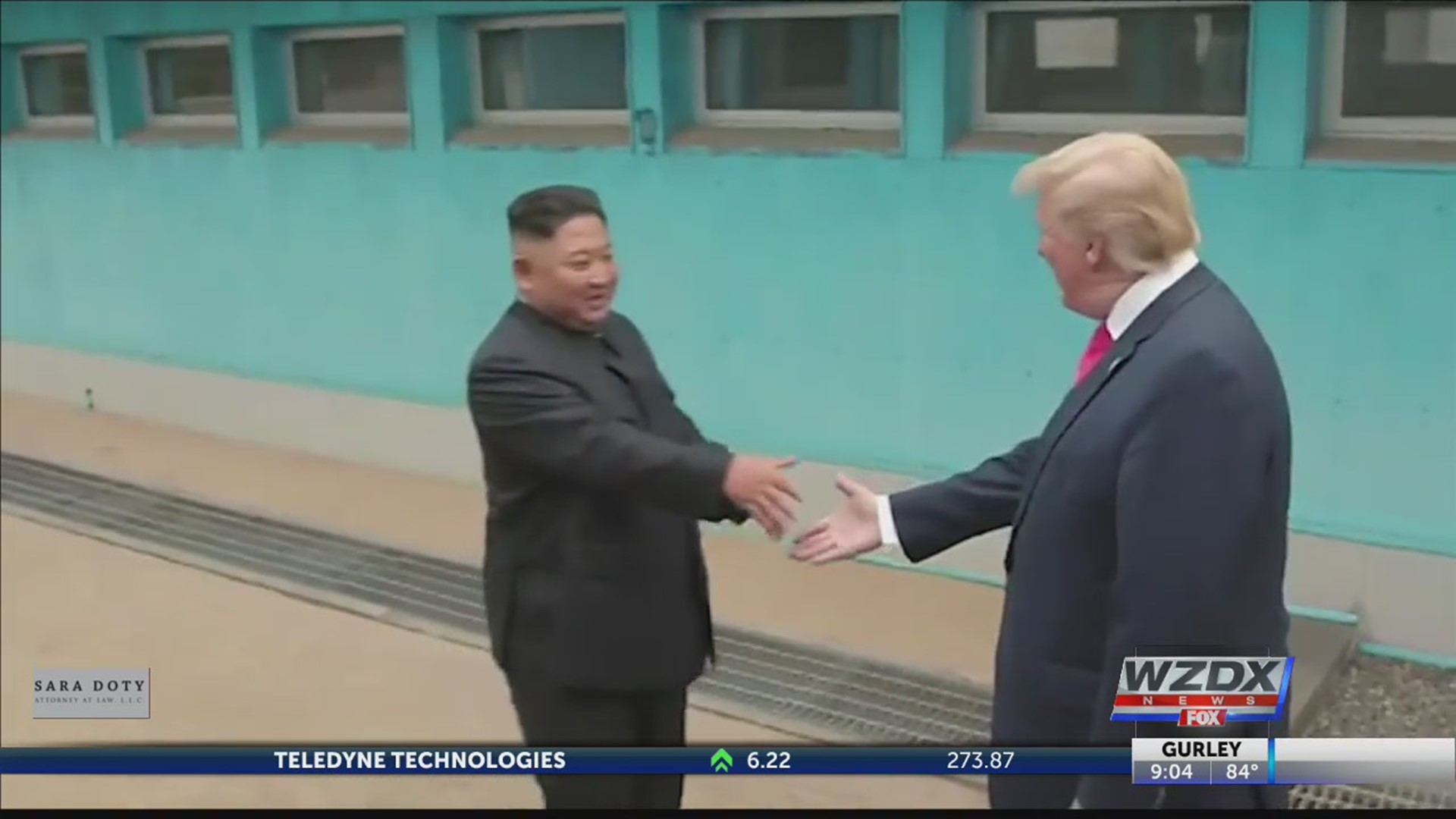 President Trump is now the first sitting president to step foot in North Korea.