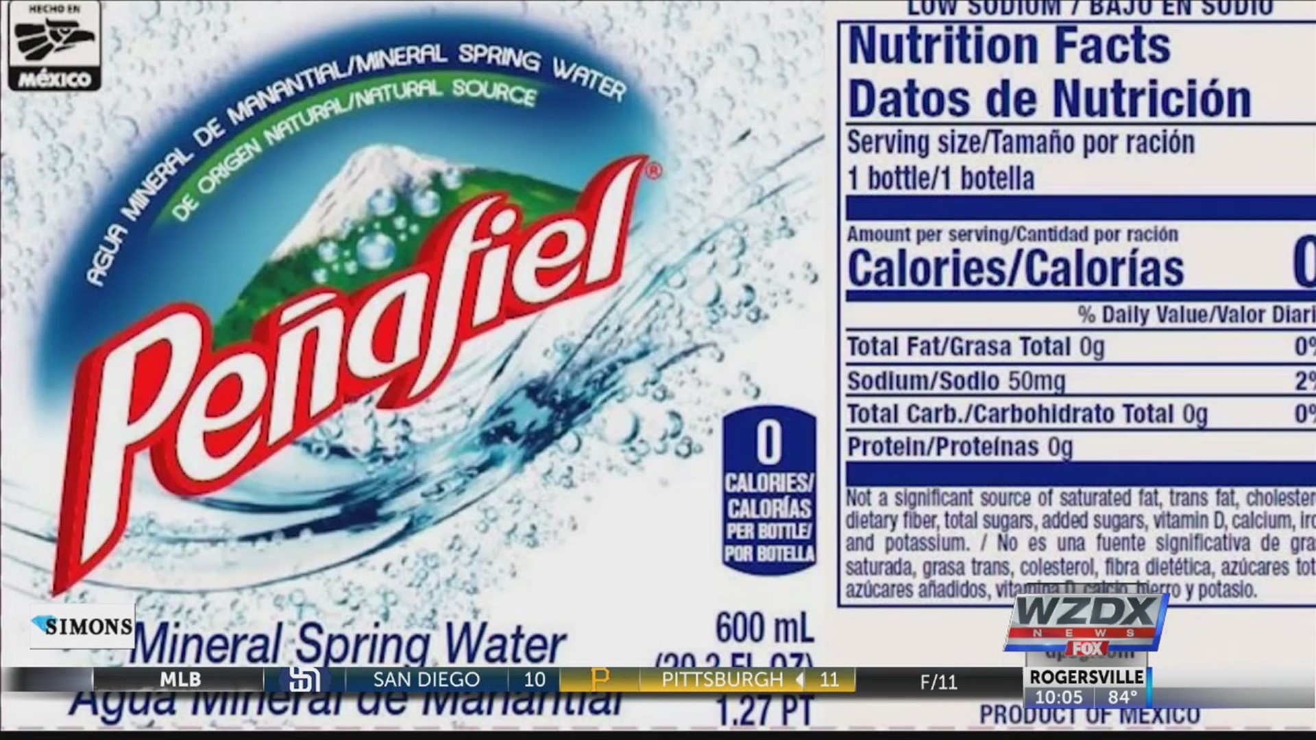 A brand of bottled water sold at two popular grocery chains is being recalled.