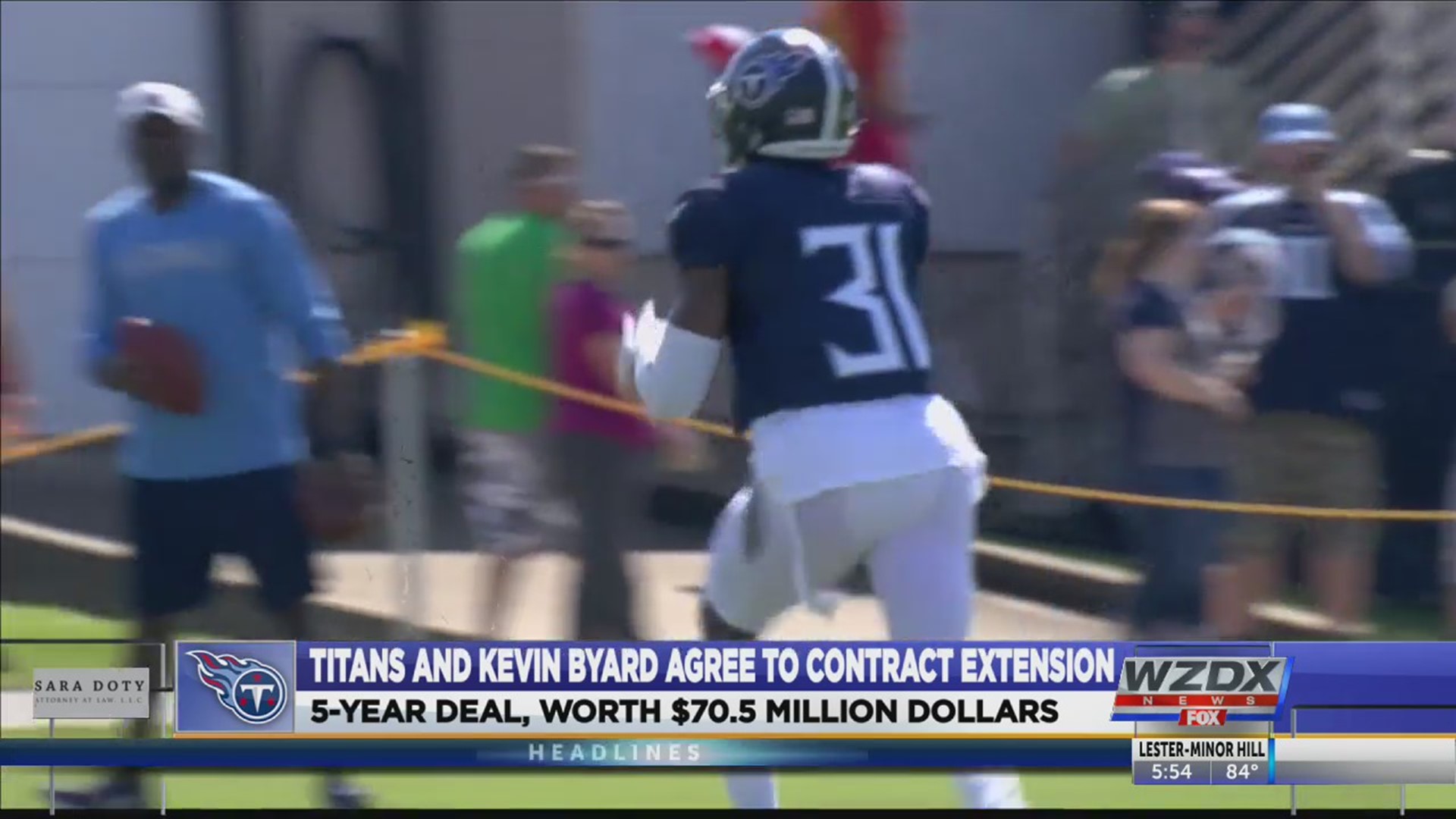 The Tennessee Titans and safety Kevin Byard have agreed to terms on a multiyear contract, the team announced Wednesday.