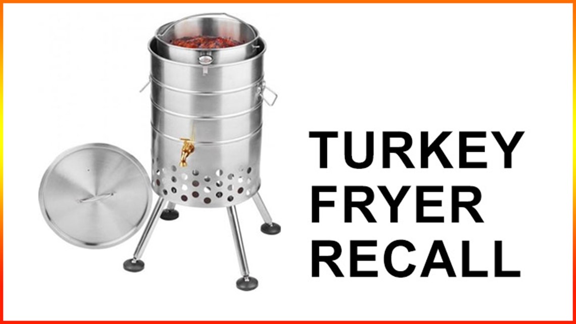 Turkey deep fryer recalled due to fire hazard