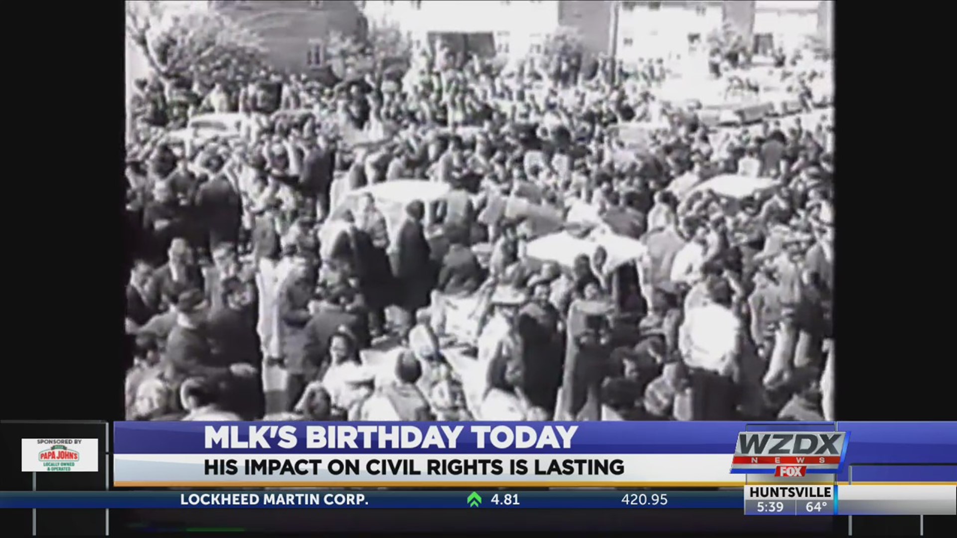 Many people in Huntsville are taking the day to remember MLK and the injustices he fought.