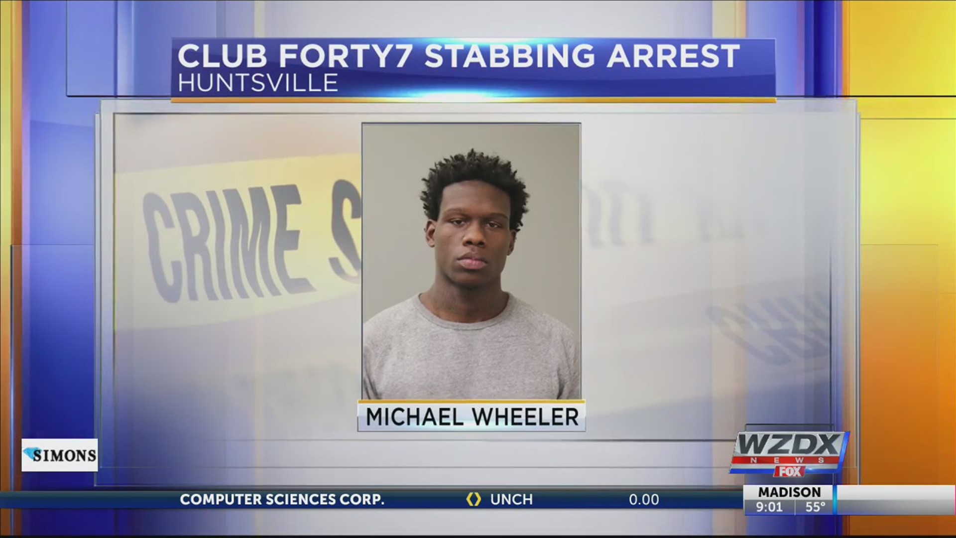 According to Huntsville police, Michael Tyrone Wheeler has been arrested for Assault 1st degree for a stabbing at Club Forty7 on Jordan Ave. on Christmas night.