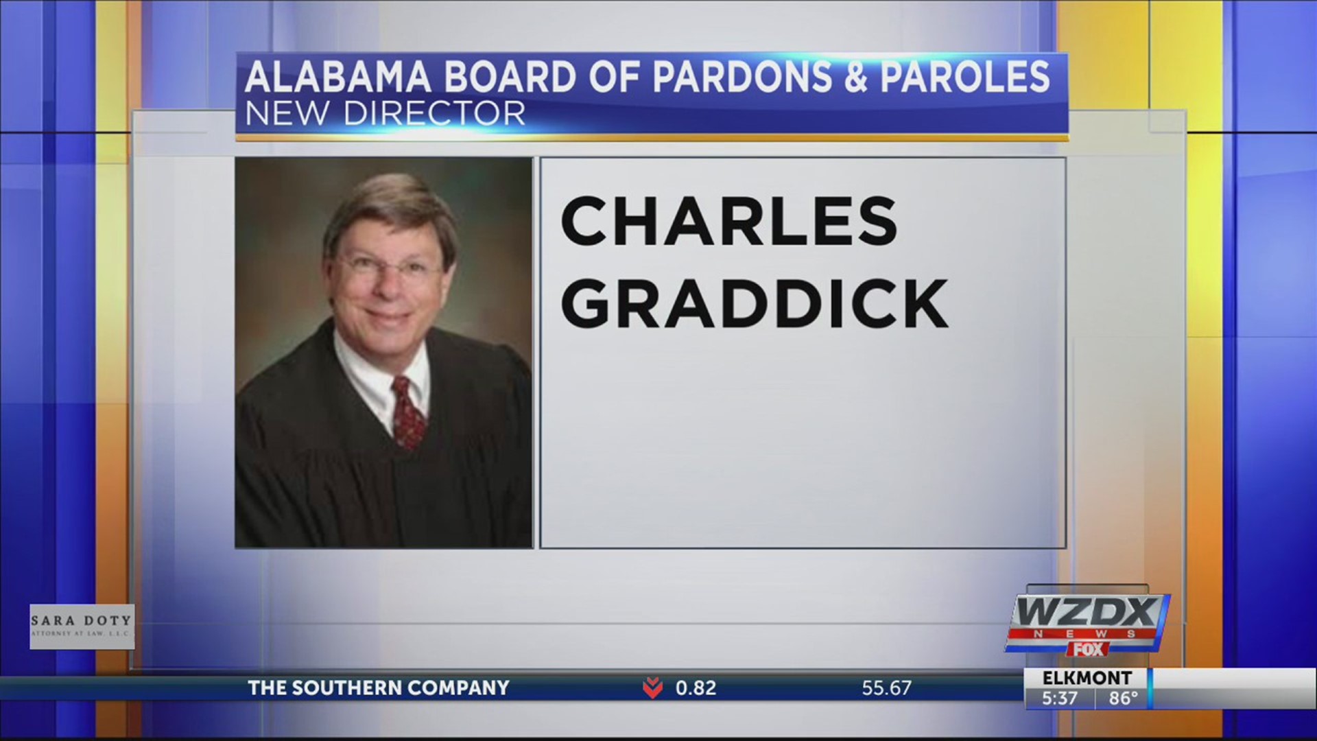 Governor Kay Ivey named Charles Graddick as the new director of the AL Board of Pardons and Paroles.