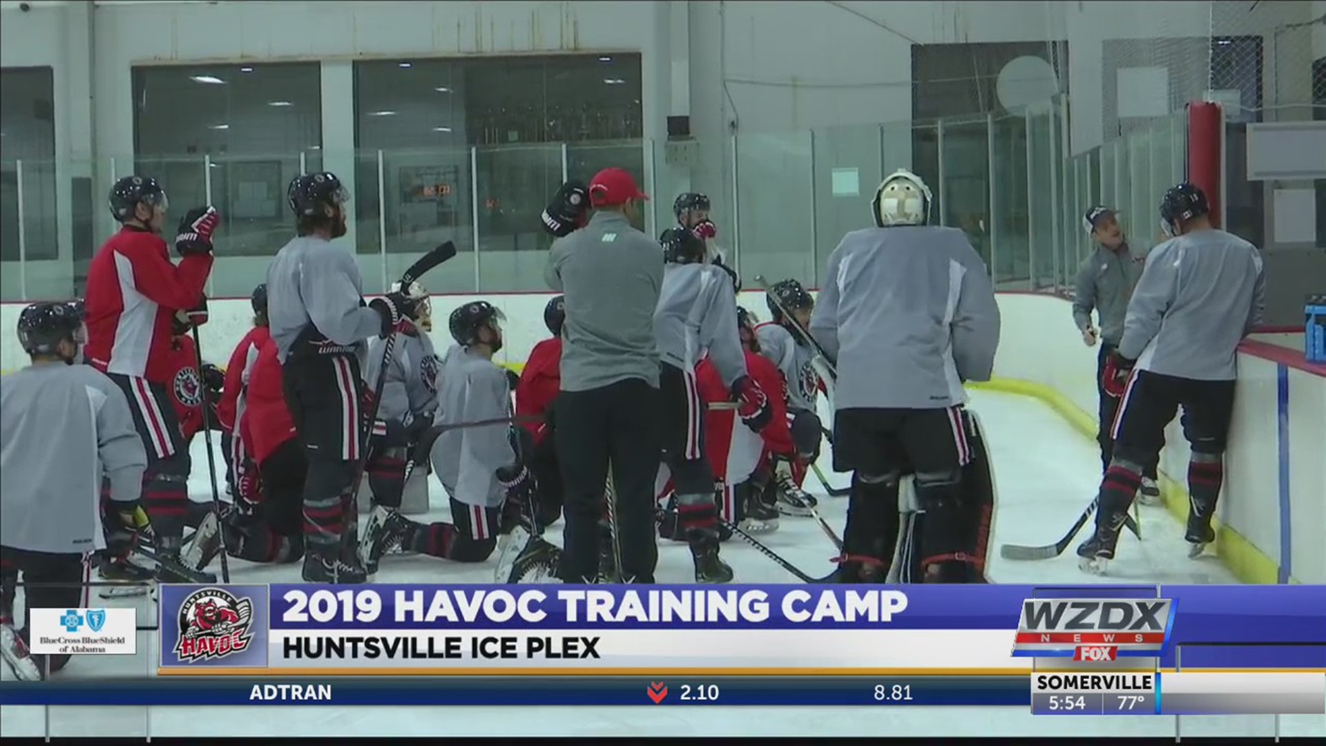 The Huntsville Havoc's campaign for a third-straight President's Cup began with training camp opening at the Huntsville Ice Plex.