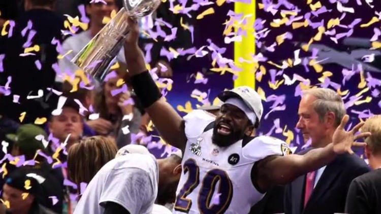 Watch Ed Reed crash the party in NFL's star-studded Super Bowl