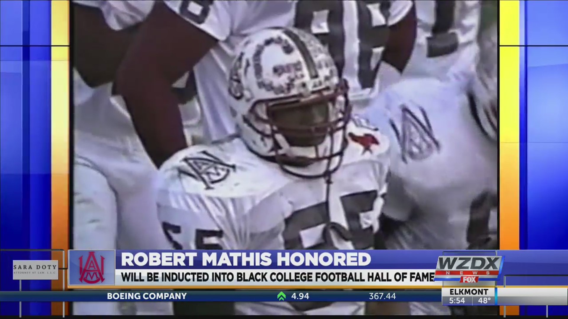 Robert Mathis is headed for the Black College Football Hall of Fame. Before playing 14 years with the Indianapolis Colts, Mathis impressed as a four-year starter for Alabama A&M, where he set an NCAA I-AA record with 20 sacks during his senior season.