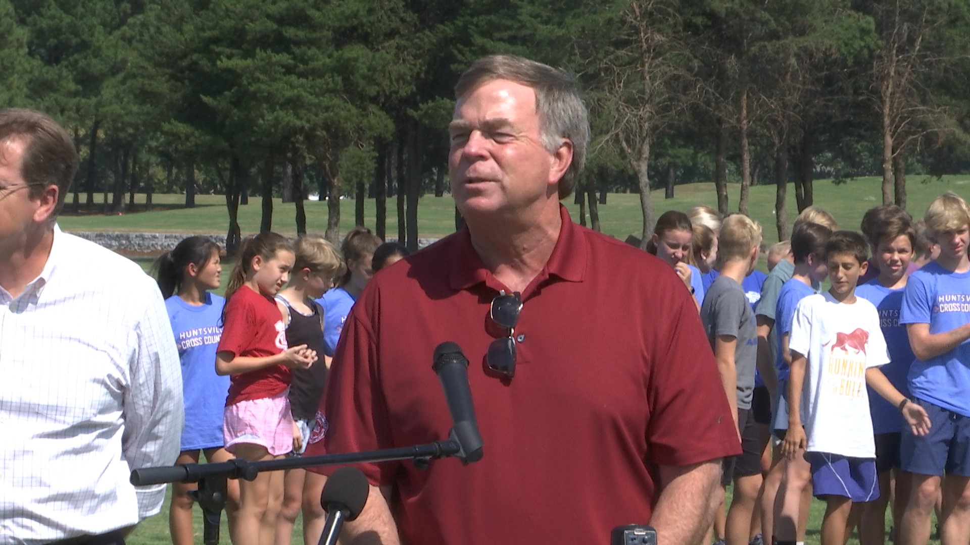 Ribbon Cutting for Running Course in John Hunt Park