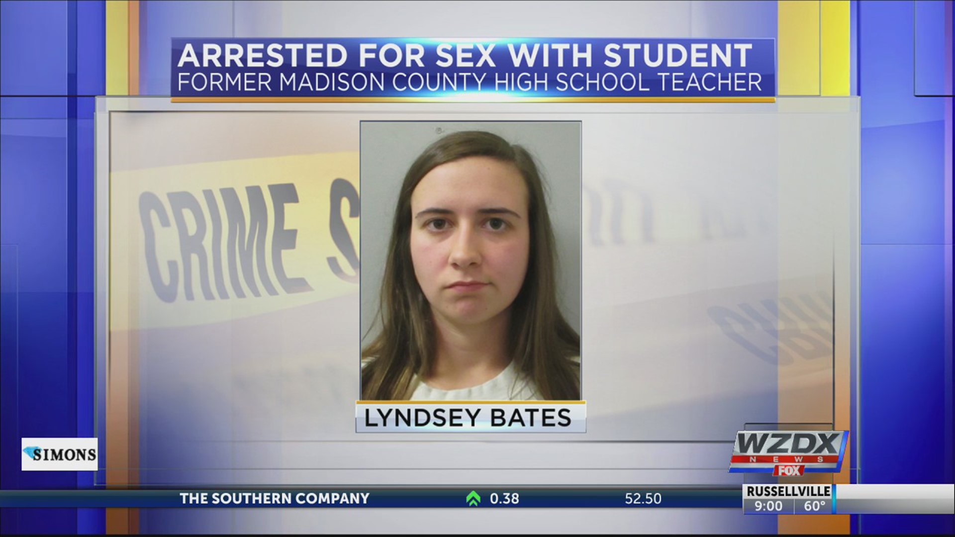 Madison County Teacher Arrested for Sex with Student