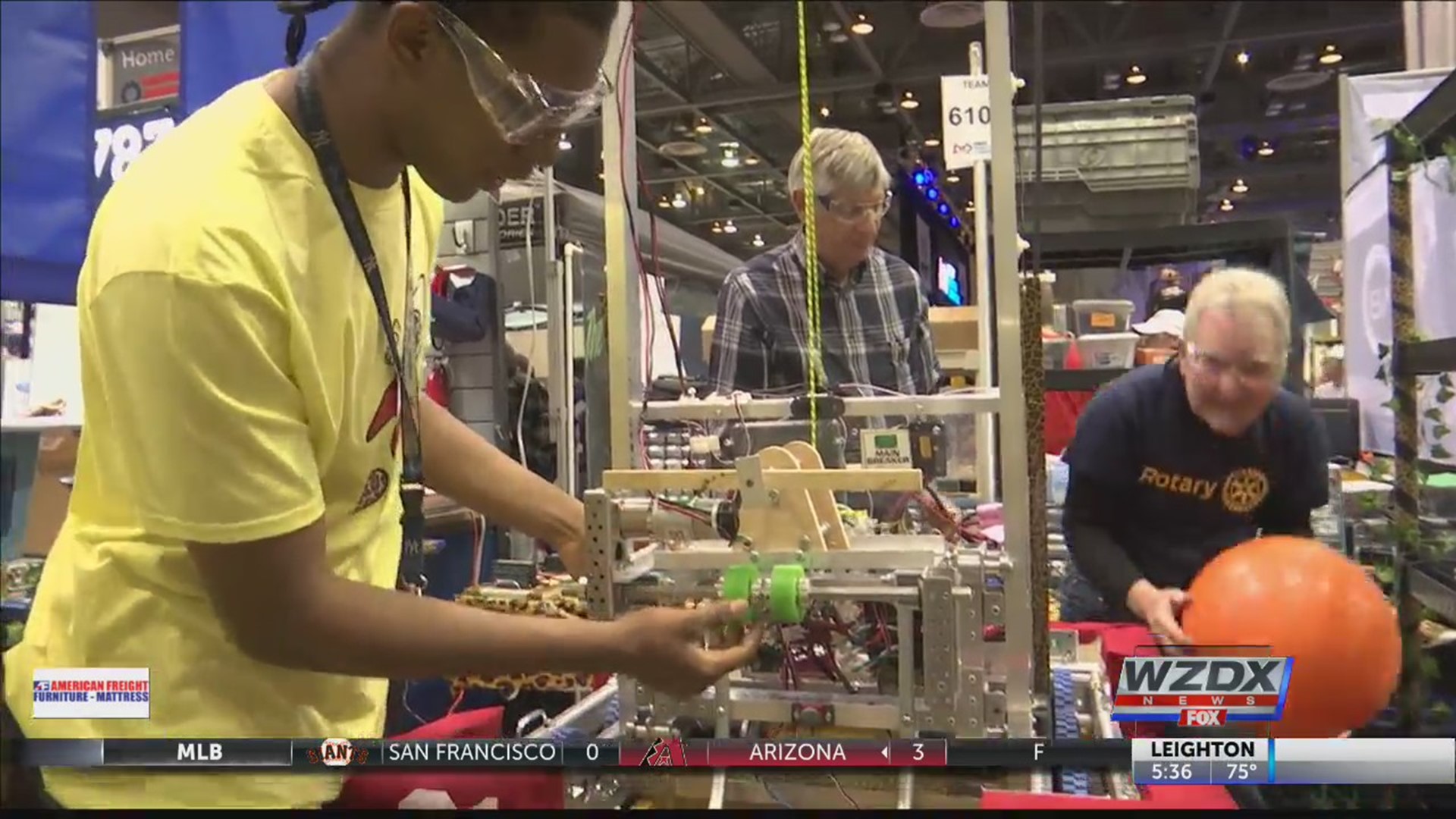 Hundreds of high school engineers from around the country are in Huntsville today for a regional robotics competition.