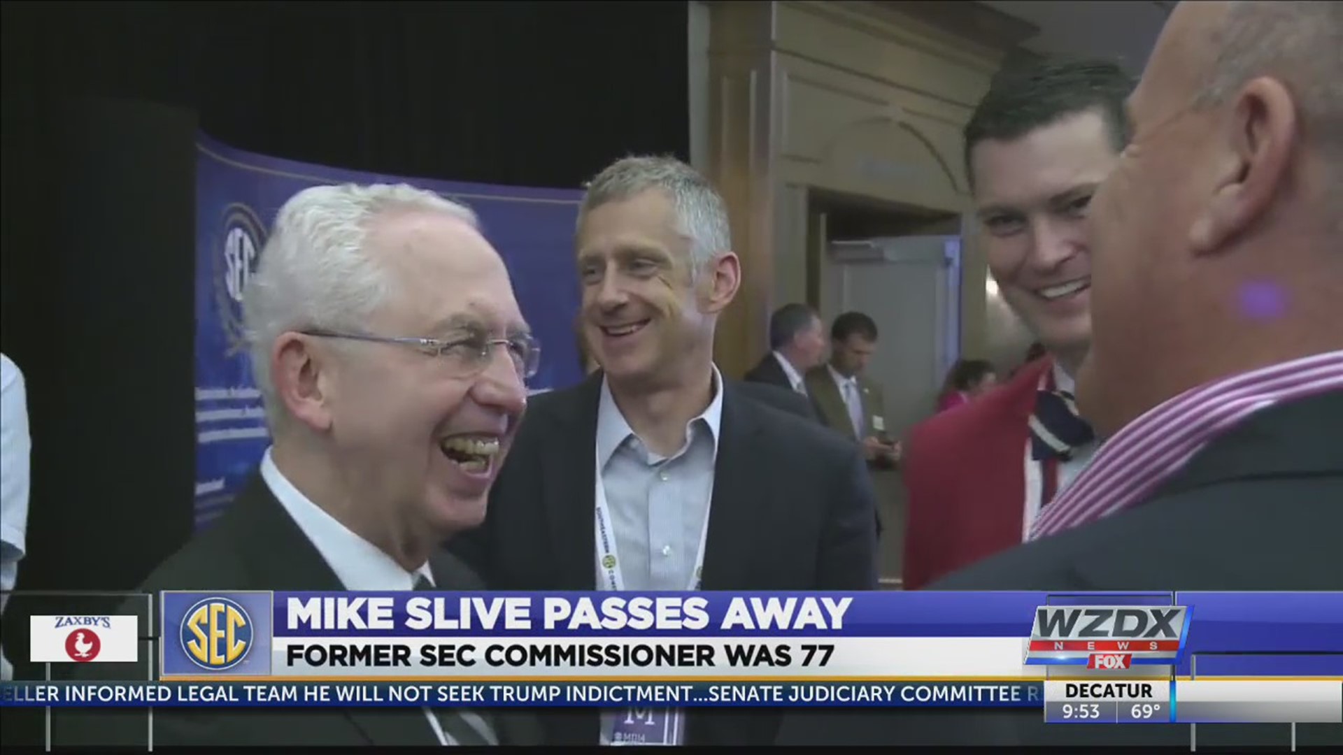 Former Southeastern Conference commissioner Mike Slive died Wednesday after a lengthy illness.