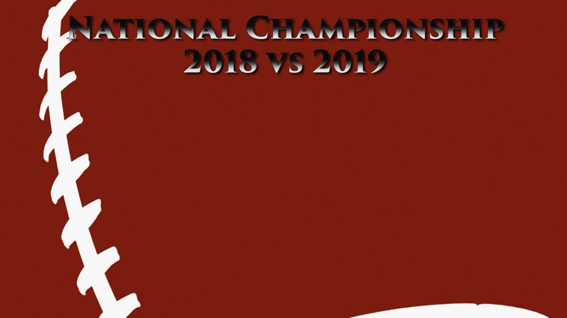 Alabama Vs Clemson National Championship 2019 