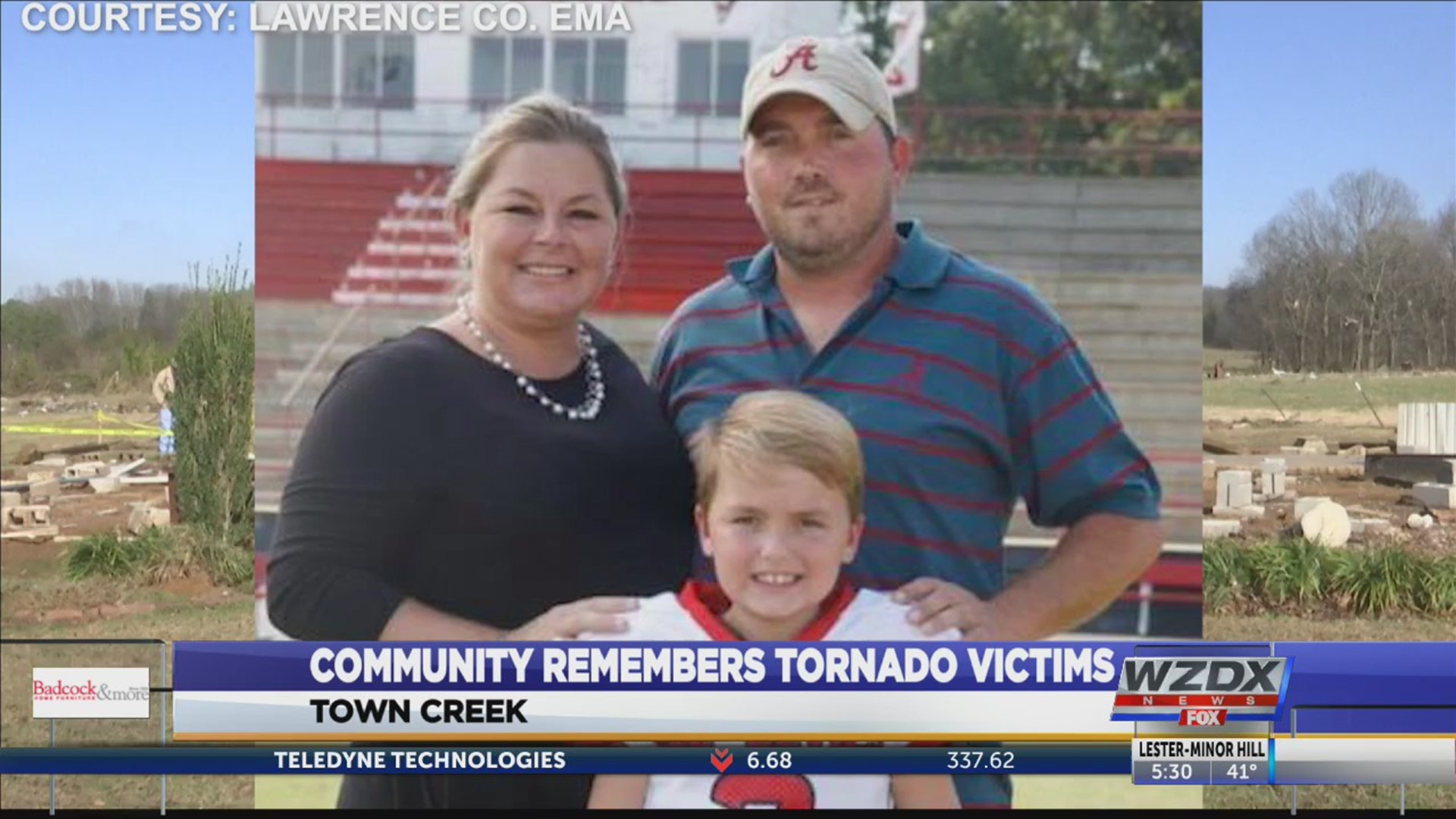 Town Creek community remembers tornado victims as they help each other