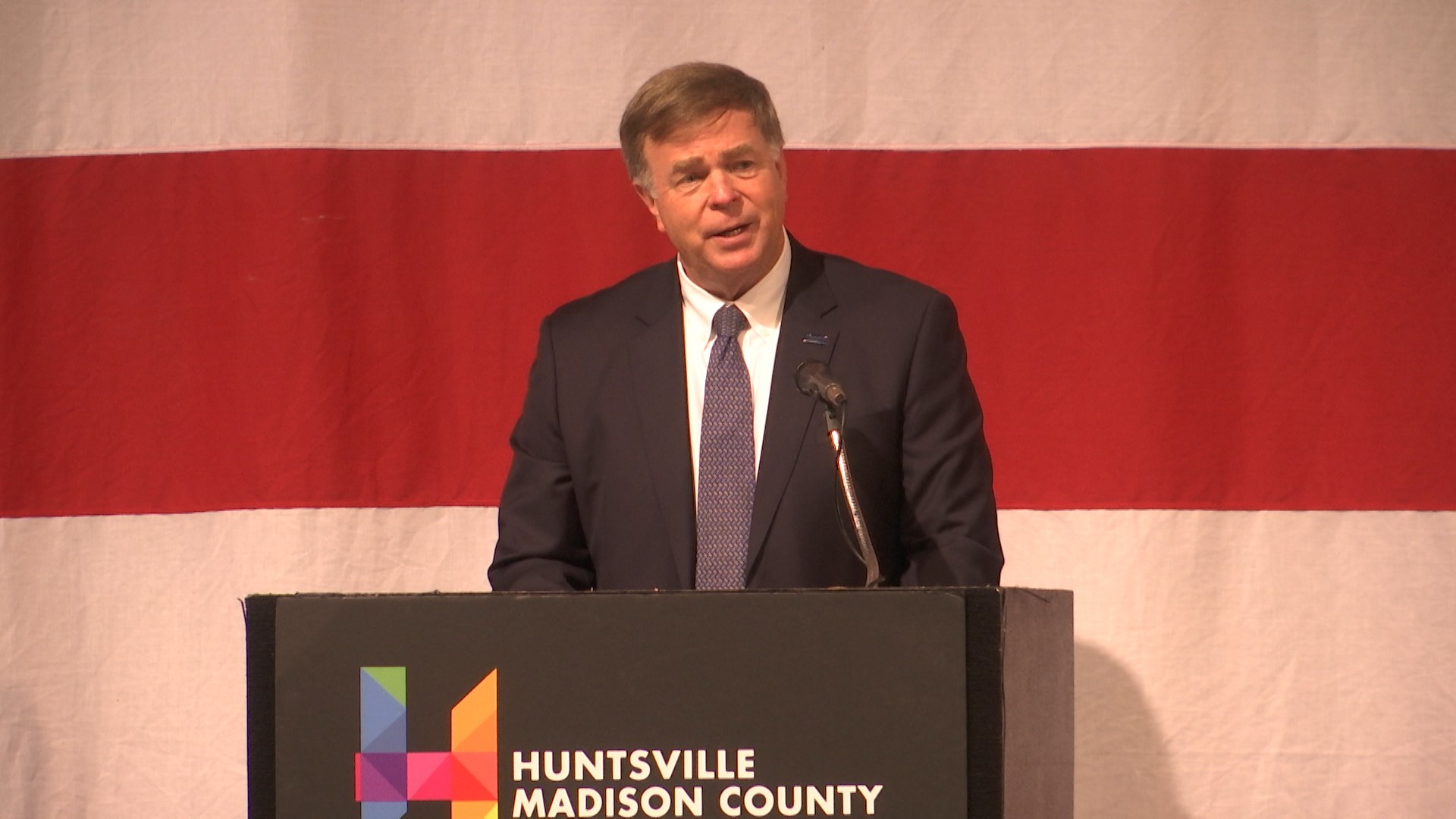 Huntsville Mayor Tommy Battle also used the time to tell the 1500  people to vote on December 12th for a schools property tax renewal.