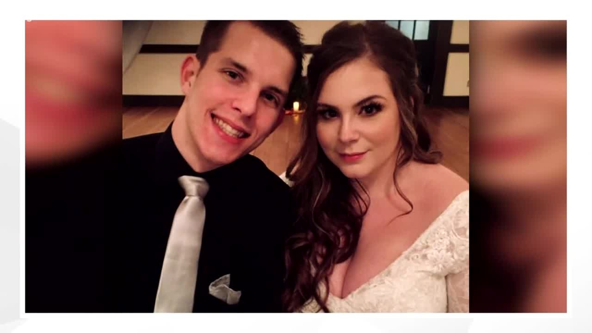 On Sunday, Taya and Collin were married. They're heading off to Disneyland for their honeymoon.