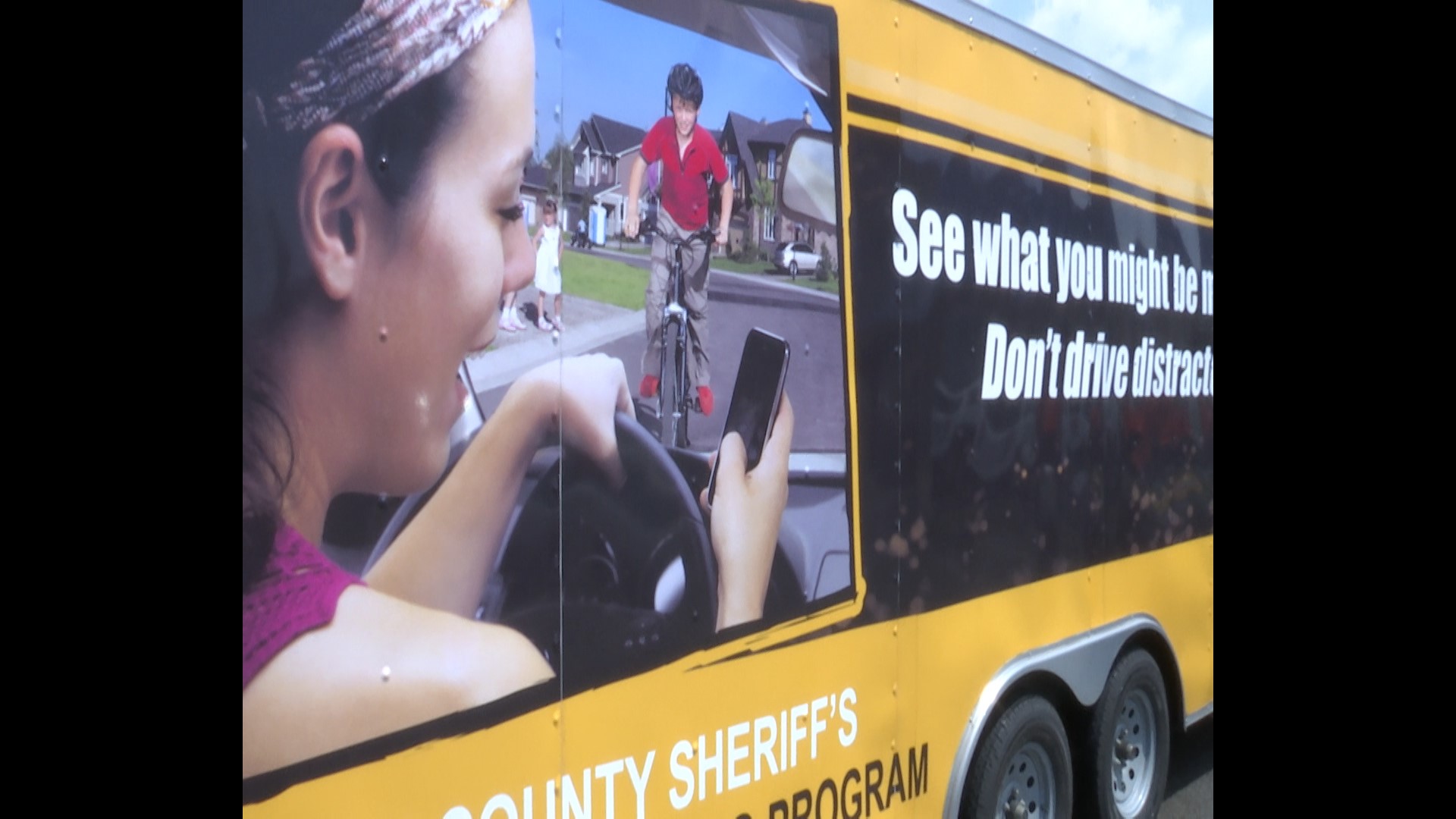 The Madison County Sheriff's Distracted Driving Program is at local high schools to teach teens throughout the summer.