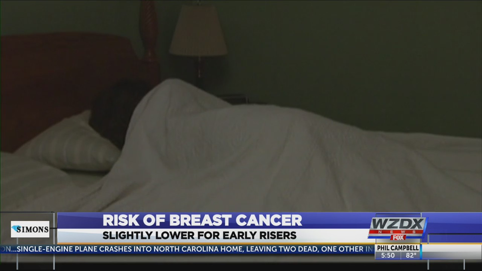 New research shows women who get up early have a slightly reduced risk of developing breast cancer.
