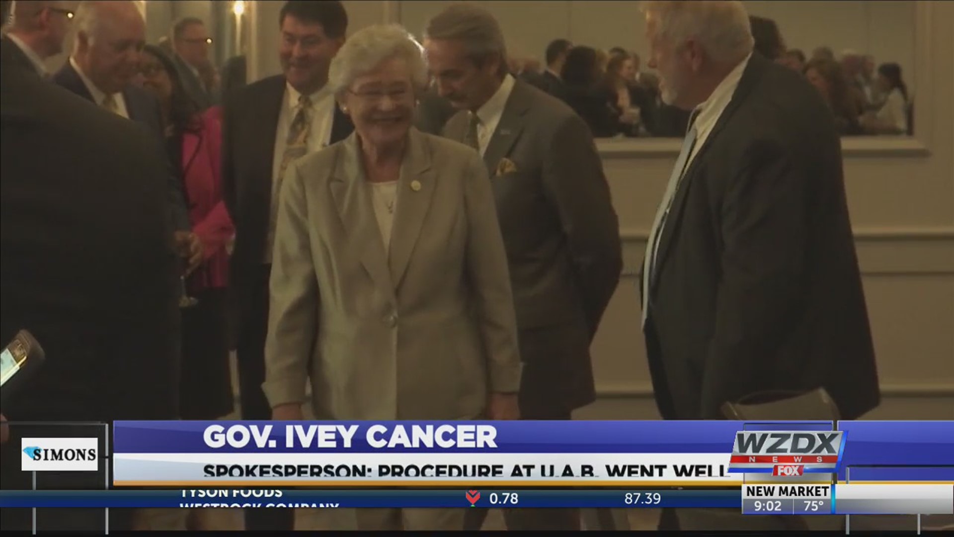 Alabama Gov. Kay Ivey underwent a scheduled outpatient procedure on Friday as she gets set for specialized radiation treatment for cancer, her office said.