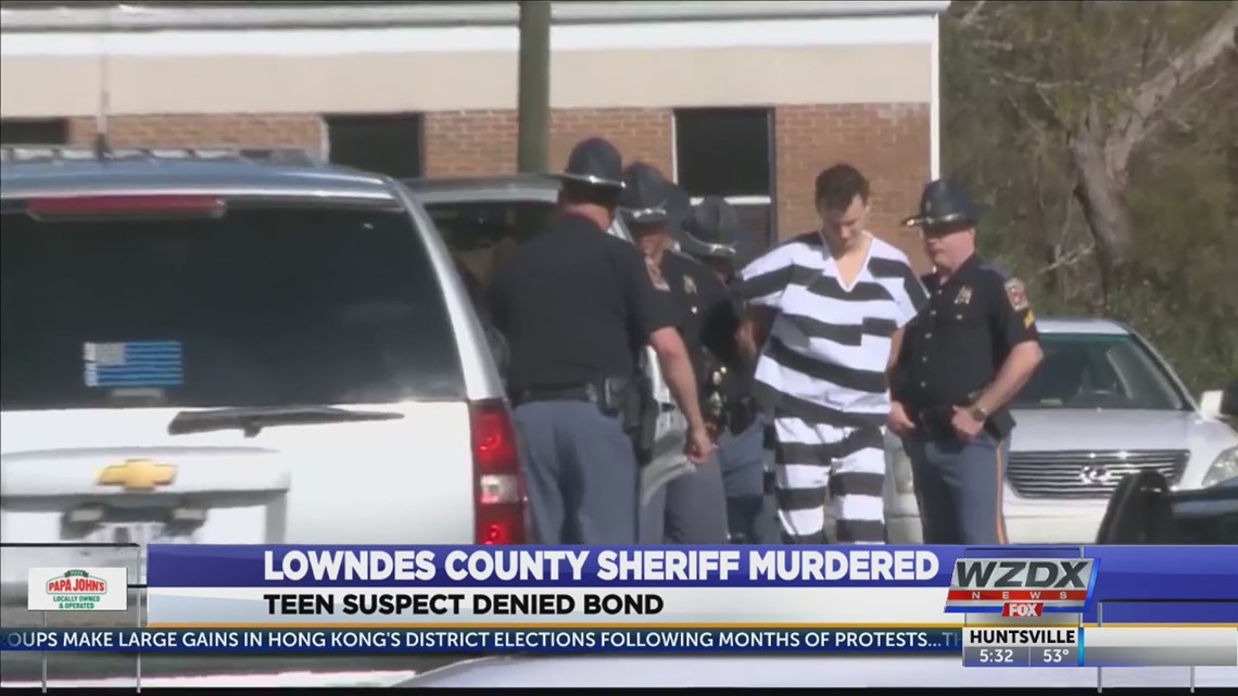 Suspect in Lowndes County sheriff’s death appears in court ...